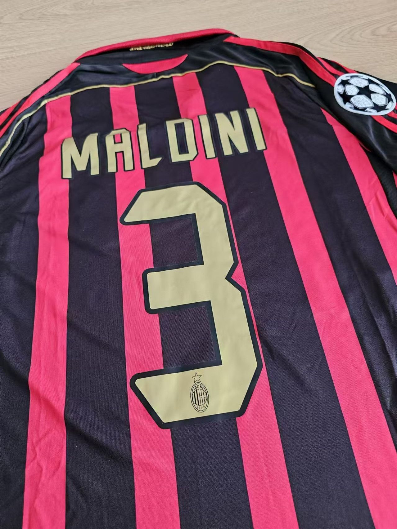 Other 2006 2007 AC Milan #3 Paolo Maldini Jersey Home Size US L / EU 52-54 / 3 - 3 Thumbnail
