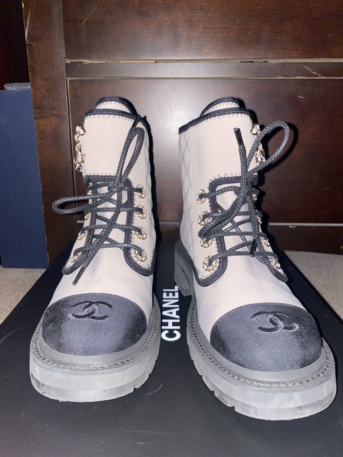 Chanel Chanel Lace-Up Boots Size US 6 / IT 36 - 6 Thumbnail