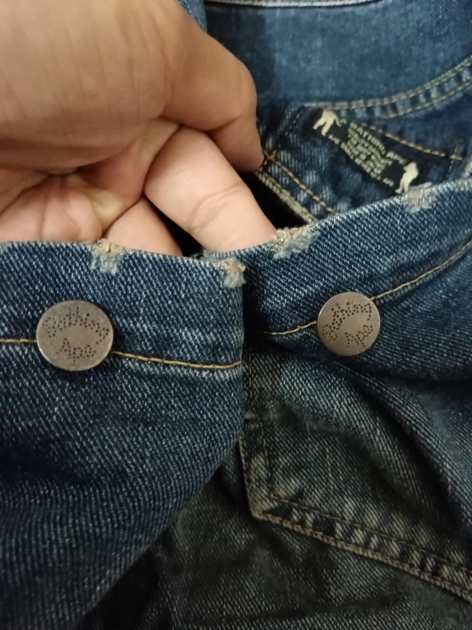 Bape RARE Vintage BAPE Denim 6 Pocket Size US 36 / EU 52 - 4 Thumbnail
