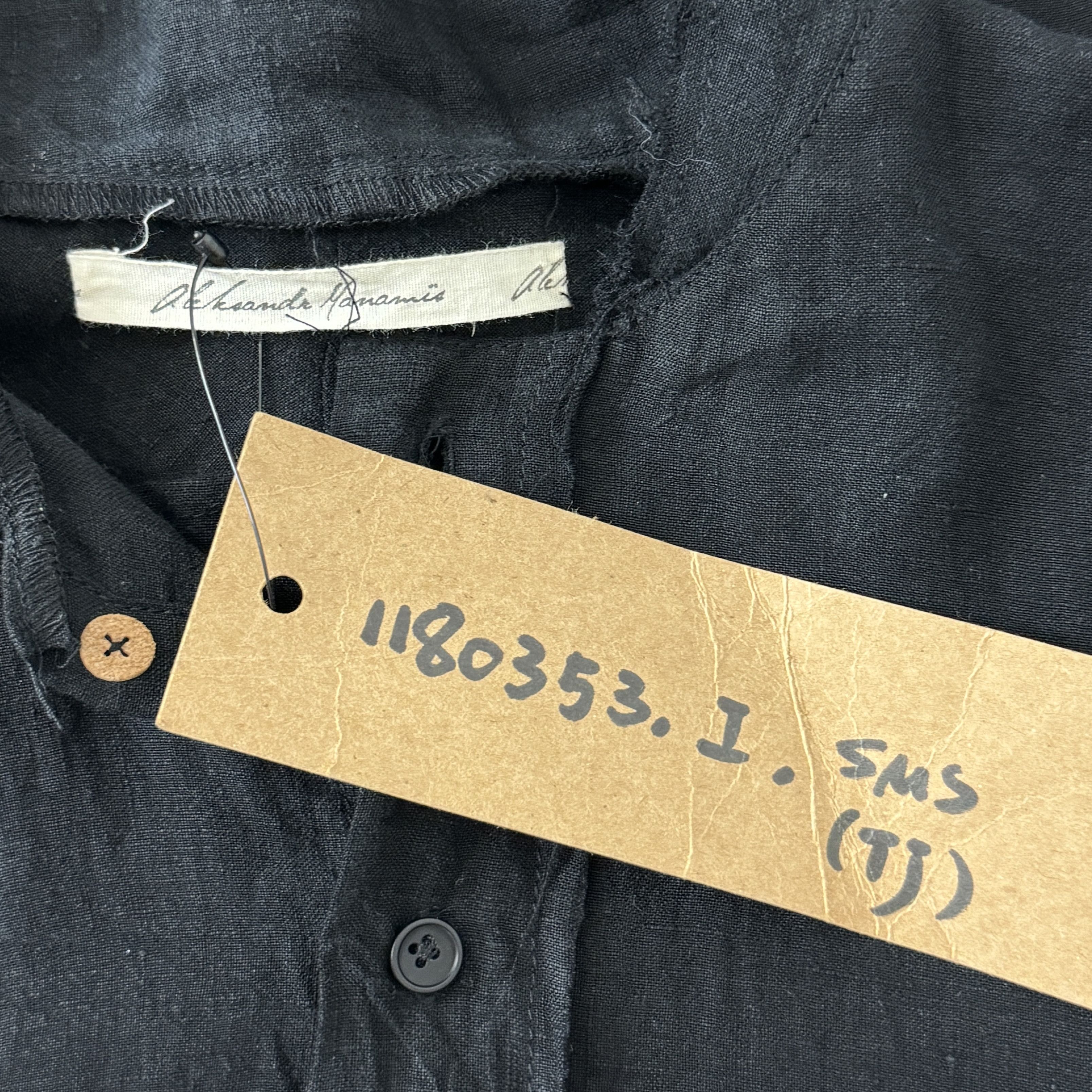 Aleksandr Manamis Asymmetric Linen Shirt Size 1 Size M / US 6-8 / IT 42-44 - 3 Thumbnail