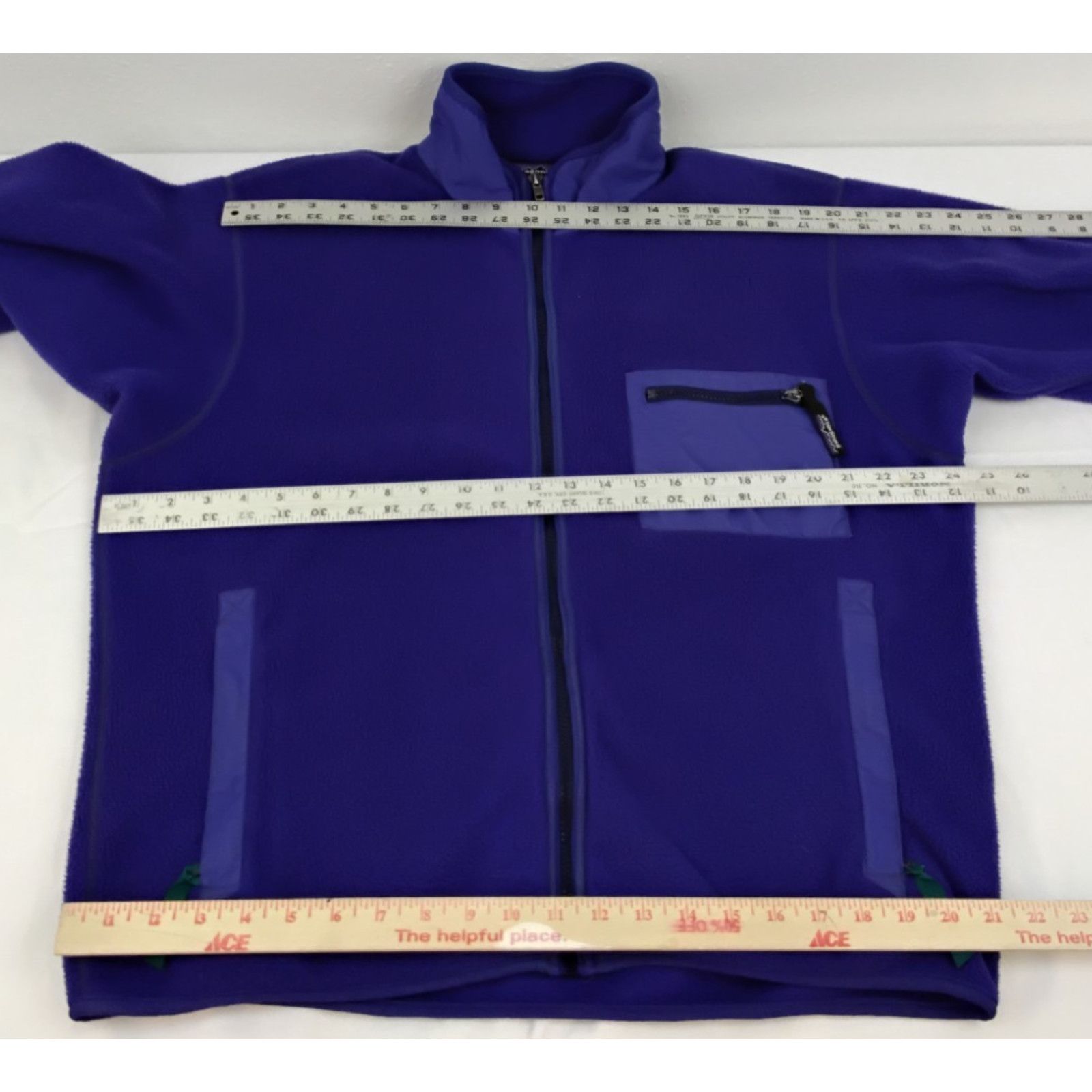 Patagonia Patagonia Fleece Jacket Men's L Purple Vintage 1990s USA Size US L / EU 52-54 / 3 - 10 Thumbnail