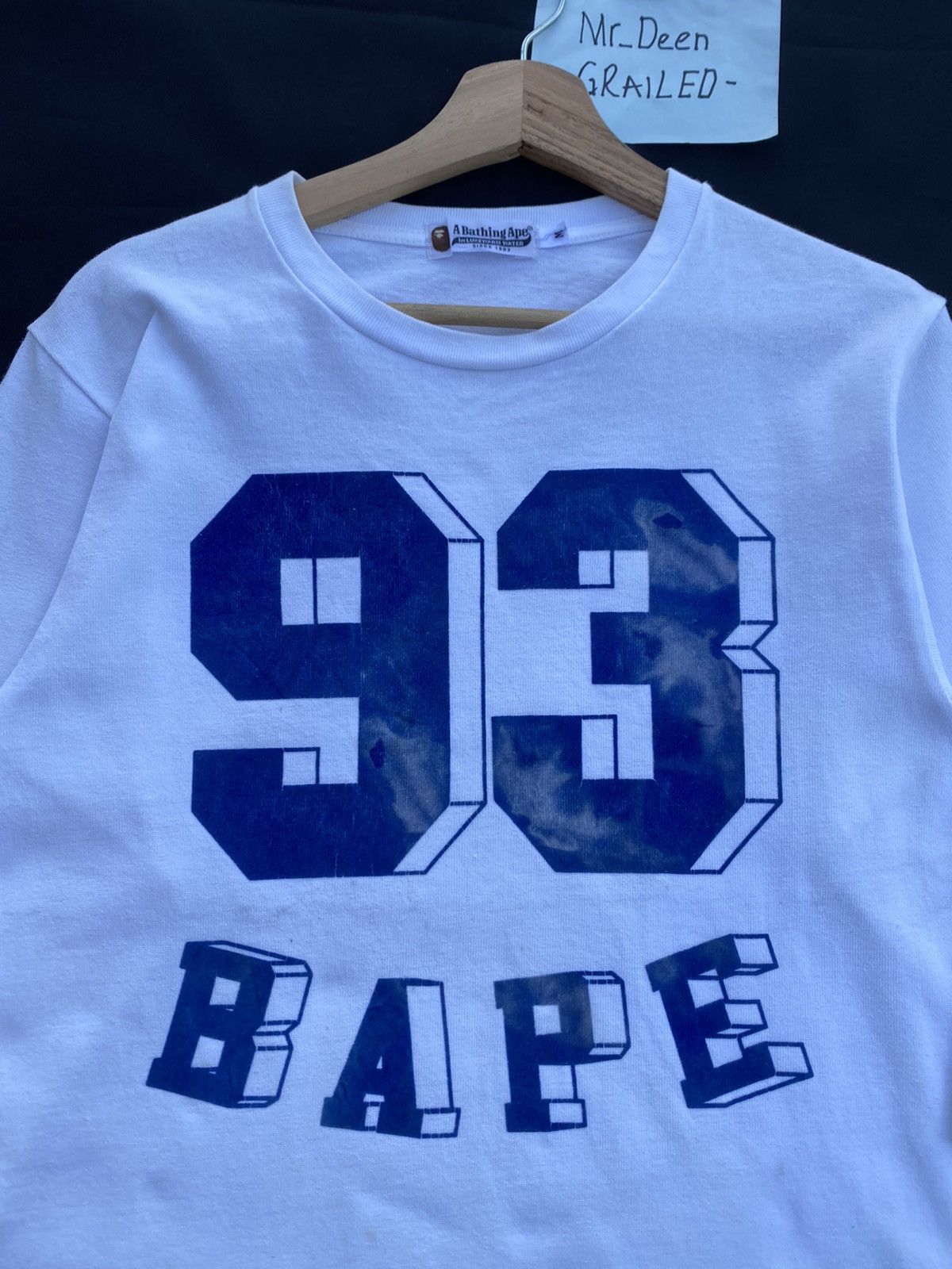 Bape BAPE 93 3/4 Sleeve Tee Size US M / EU 48-50 / 2 - 6 Thumbnail
