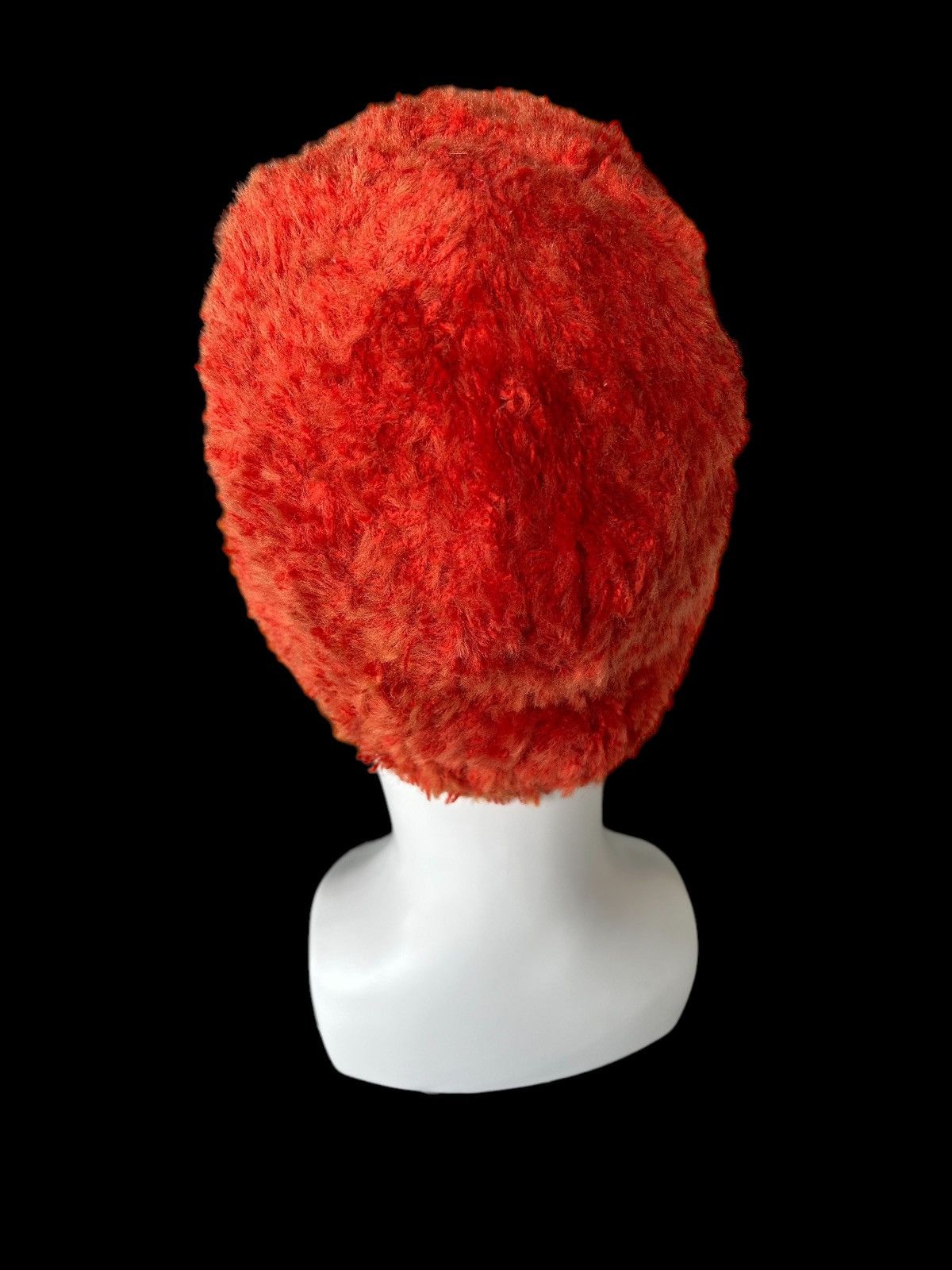 14th Addiction × Hysteric Glamour × Japanese Brand Punk Bondage Style Orange Mohair Beanie Hats Size ONE SIZE - 4 Thumbnail