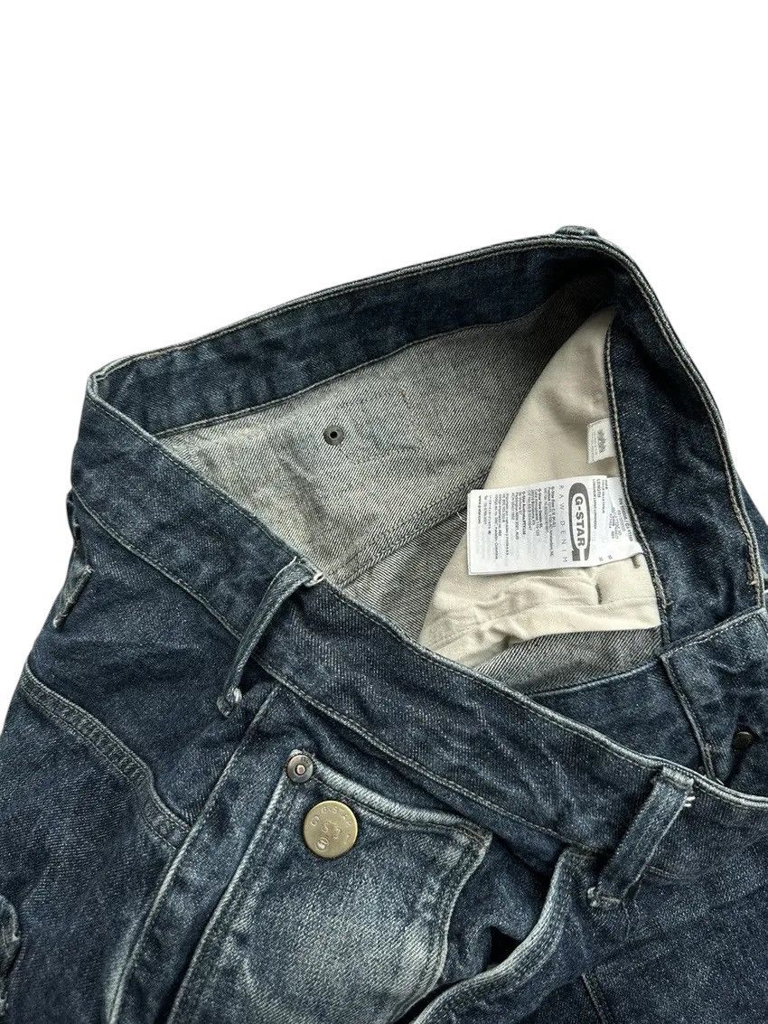 G-Star × Vintage Vintage G Star Raw Alcatraz 3D Tapered BuckleBack Jeans Size US 33 - 12 Thumbnail