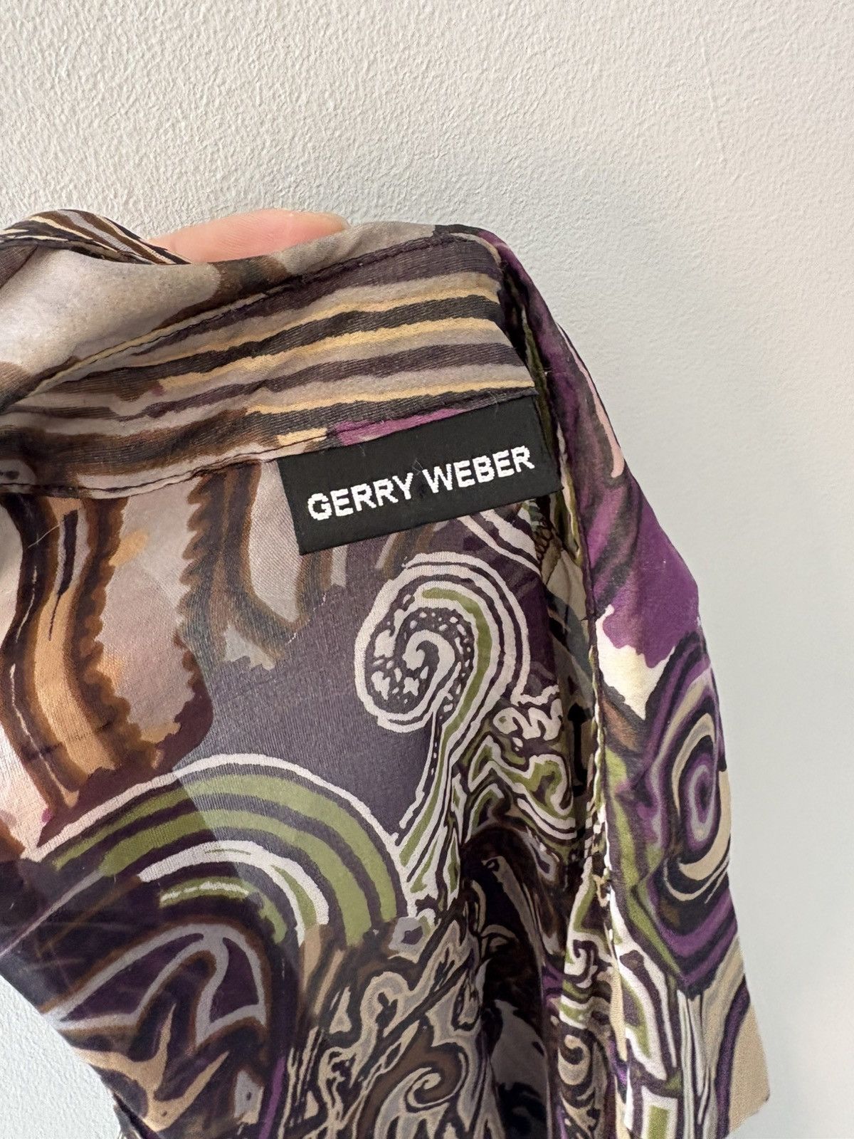 Vintage Gerry Weber silk shirt Size L / US 10 / IT 46 - 14 Thumbnail