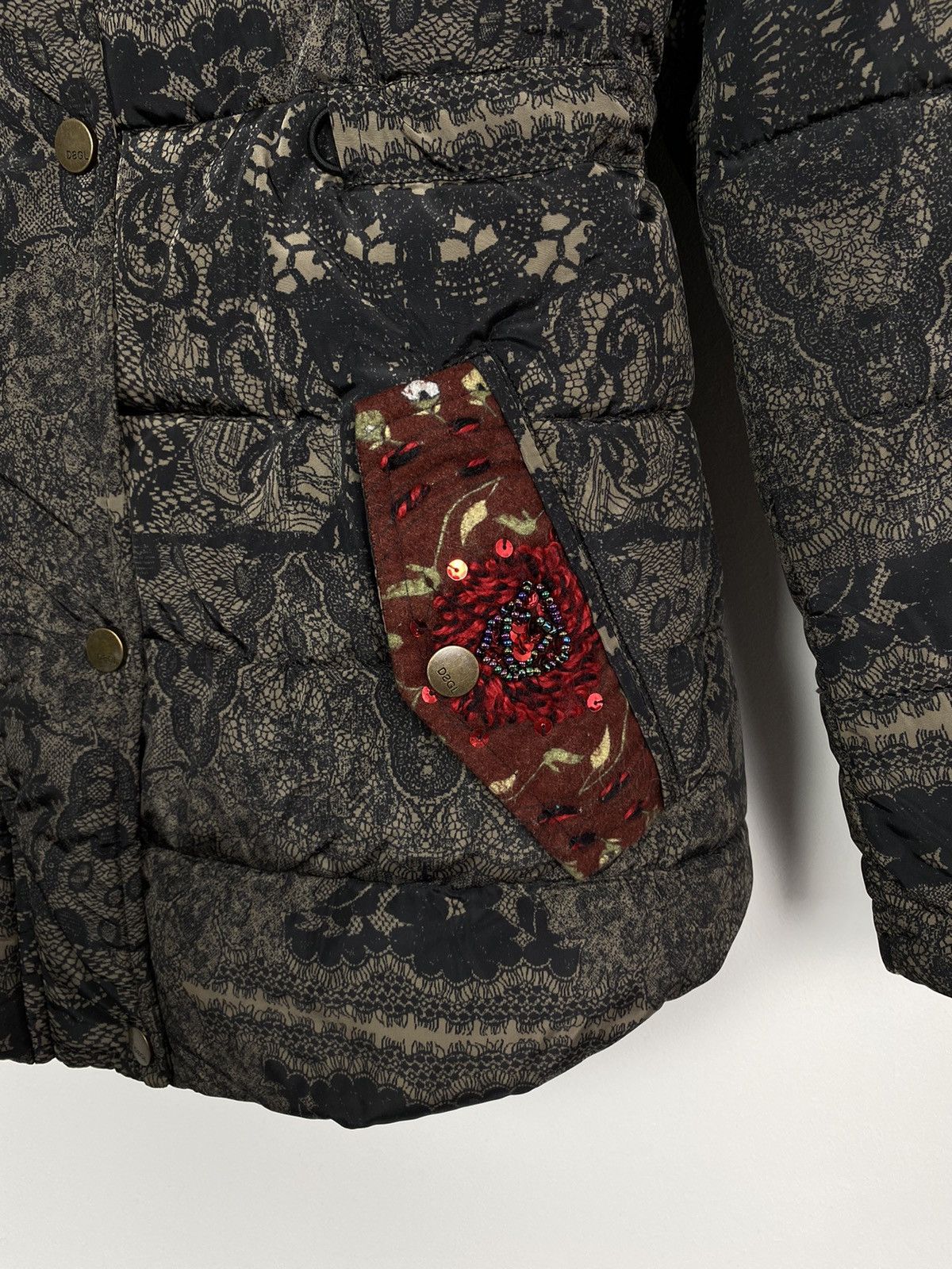 Designer Desigual Pakaian Jadi Wanita Puffer Jacket Women’s Size 36/S Size S / US 4 / IT 40 - 4 Thumbnail
