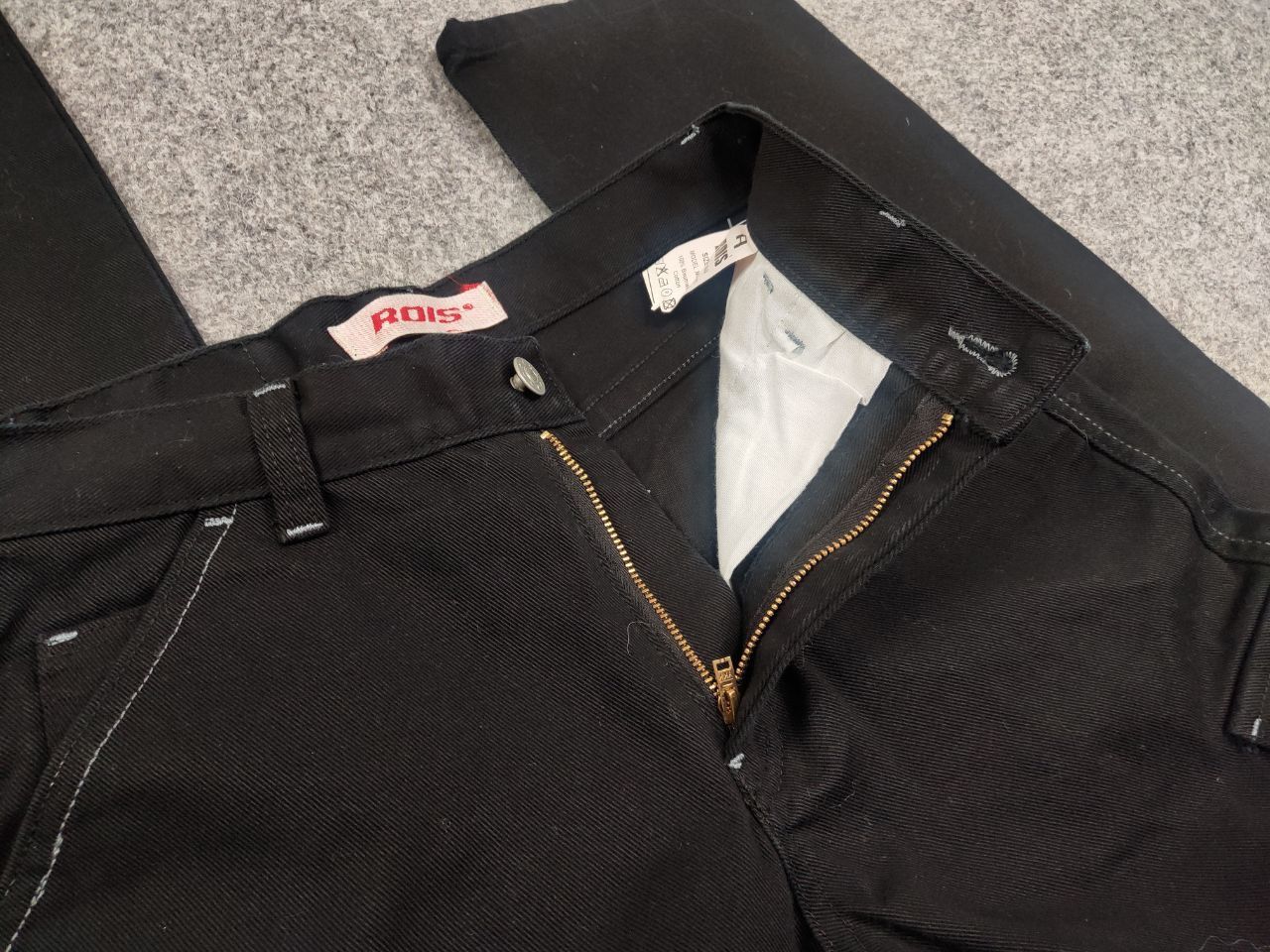 Japanese Brand Rois Sportswear Japan style Black Denim Cargo Pants Size US 30 / EU 46 - 11 Thumbnail