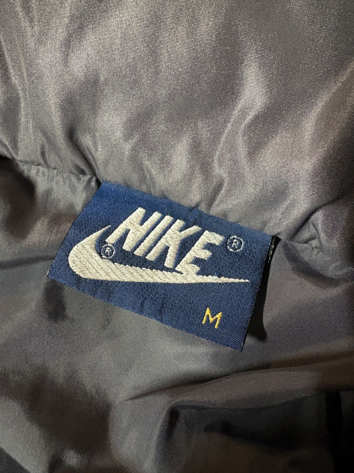 Nike VTG 80s Nike Blue Tag Quarter Zip Windbreaker Silver Gray Size US M / EU 48-50 / 2 - 7 Thumbnail