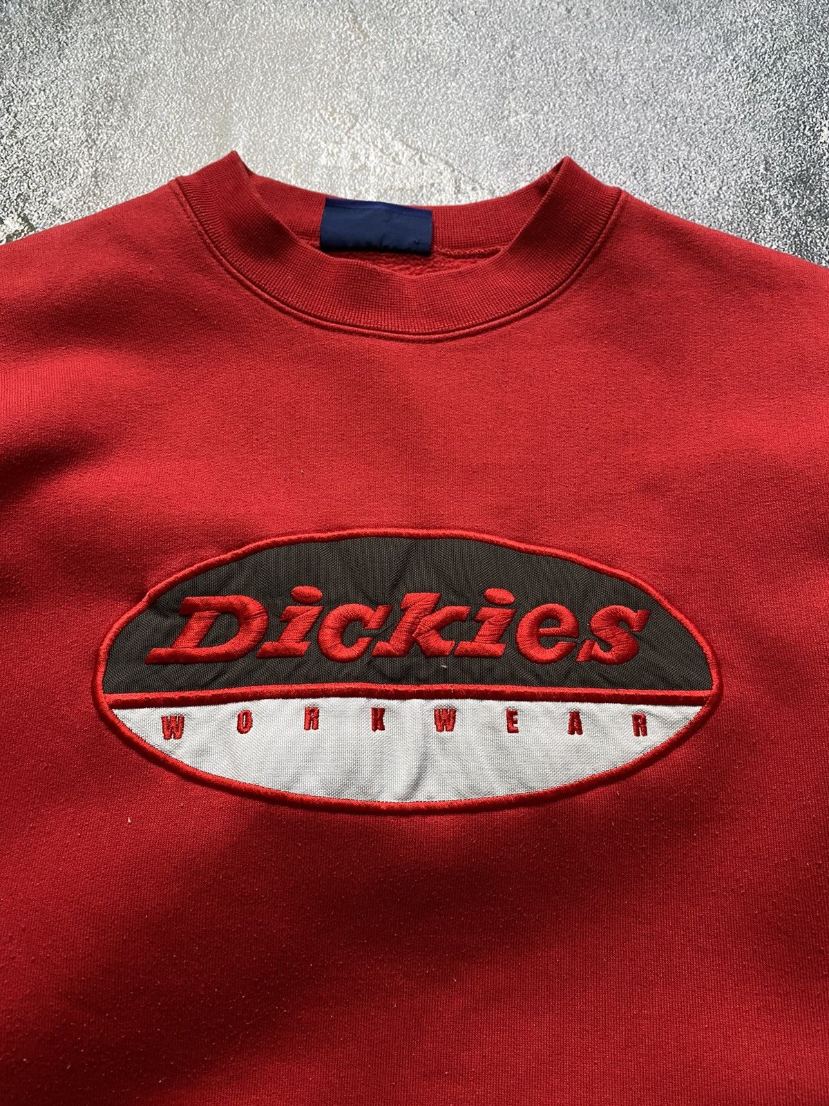 Dickies × Vintage Dickies Work Wear VNTG Rare Big Logo Boxy Y2K Sweatshirt Size US XL / EU 56 / 4 - 4 Thumbnail