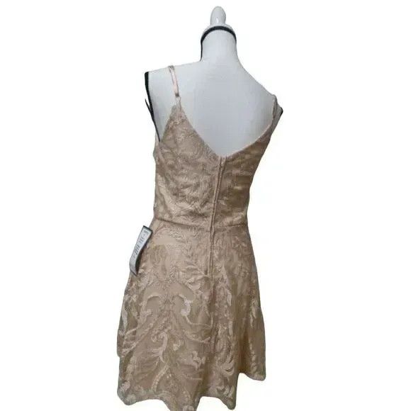 Other Speechless Juniors' Shimmer Embroidered Fit & Flare Dress Nu Size ONE SIZE - 11 Thumbnail