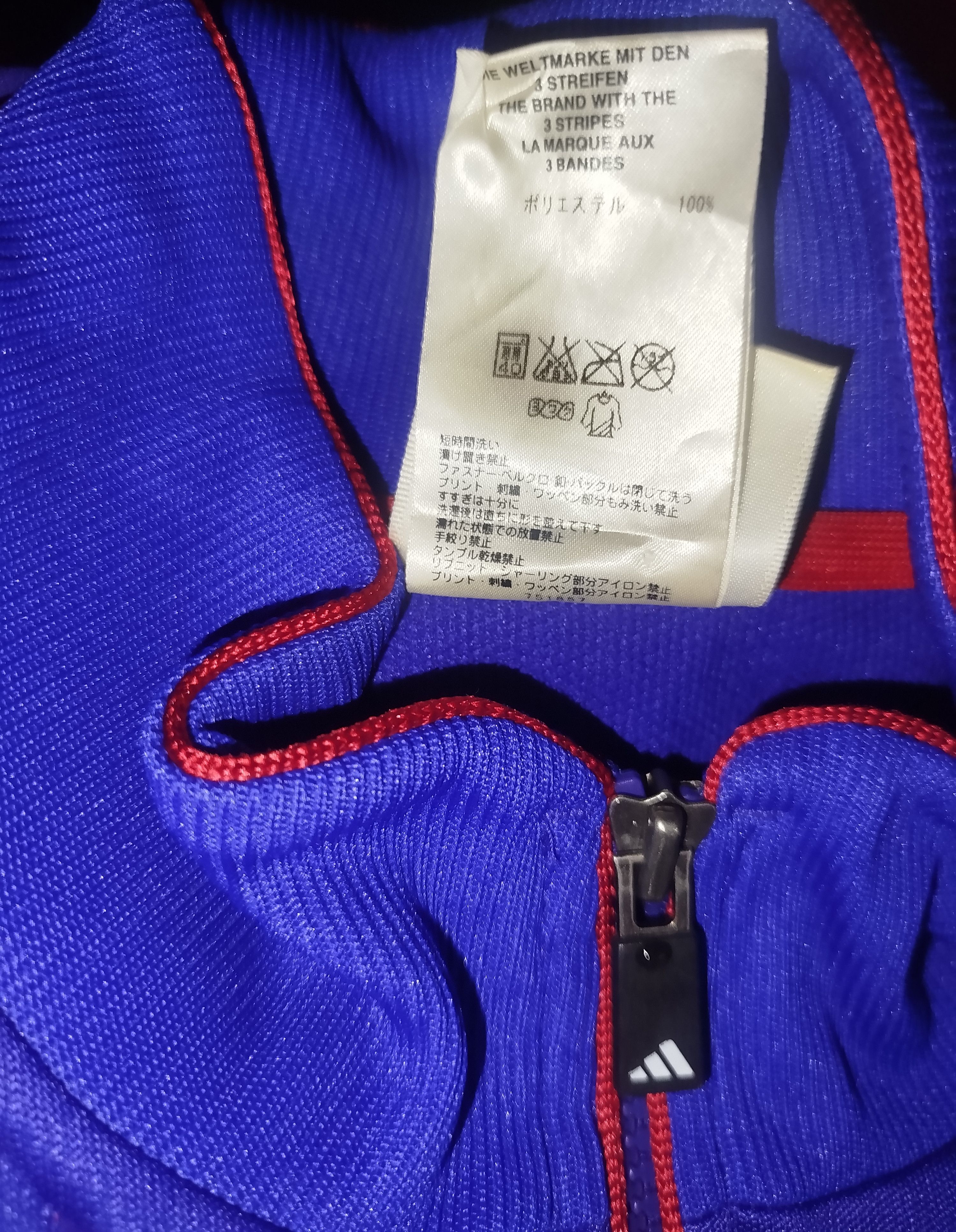 Adidas Vintage tracktop adidas japan JFA jacket 90s 00s Size US L / EU 52-54 / 3 - 7 Thumbnail