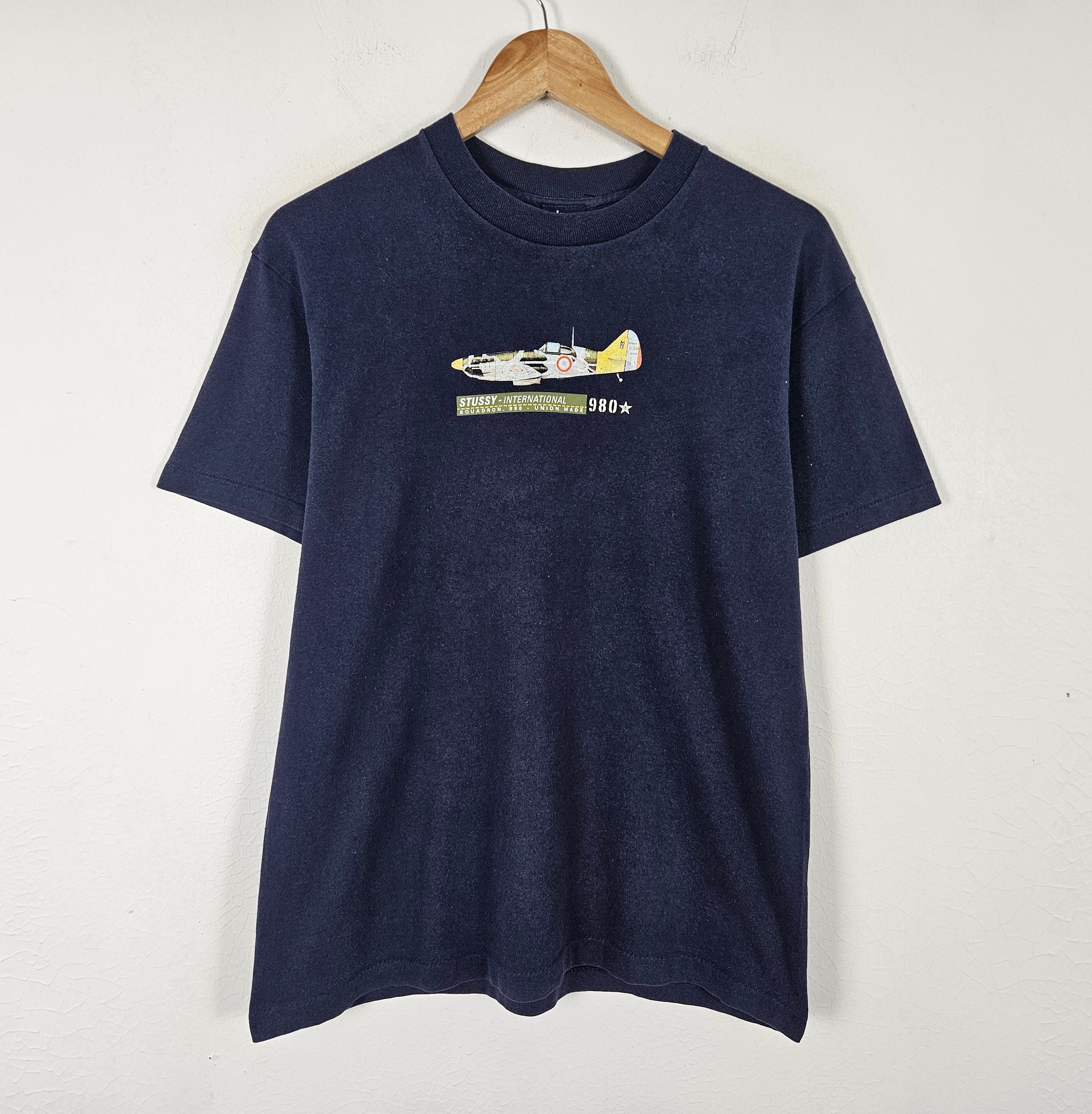 Stussy × Vintage Vintage Stussy International Squadron 980 Union Made Size US M / EU 48-50 / 2 - 2 Thumbnail