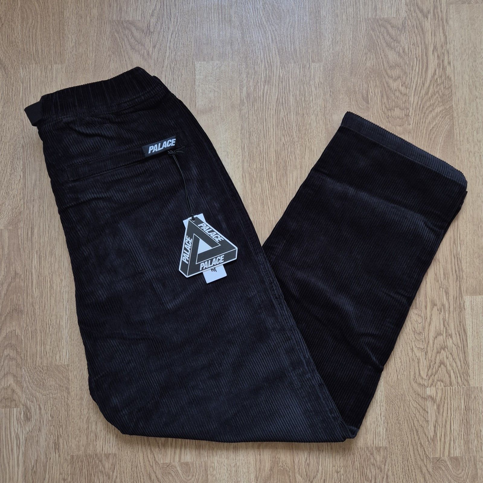 Palace Palace Plain Cord Belter Trousers Black Small Brand New FW22 Size US 30 / EU 46 - 1 Thumbnail