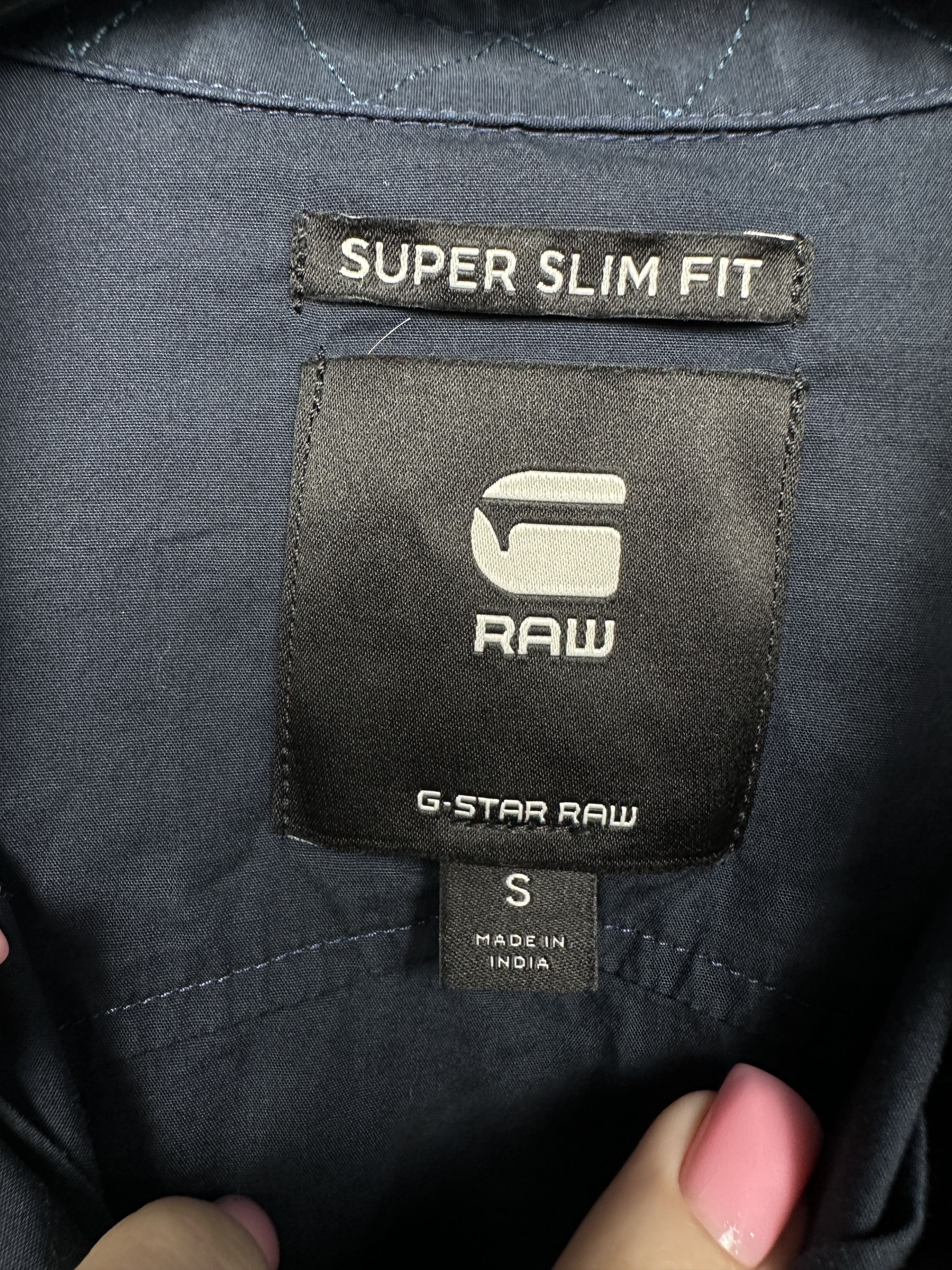 G-Star G Star Raw Mens Long Sleeve Dressed Super Slim Shirt Size US S / EU 44-46 / 1 - 3 Thumbnail
