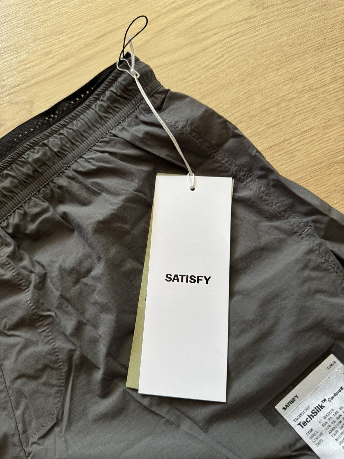 Satisfy Satisfy Running TechSilk Cordura 8” Shorts Size US 34 / EU 50 - 2 Thumbnail