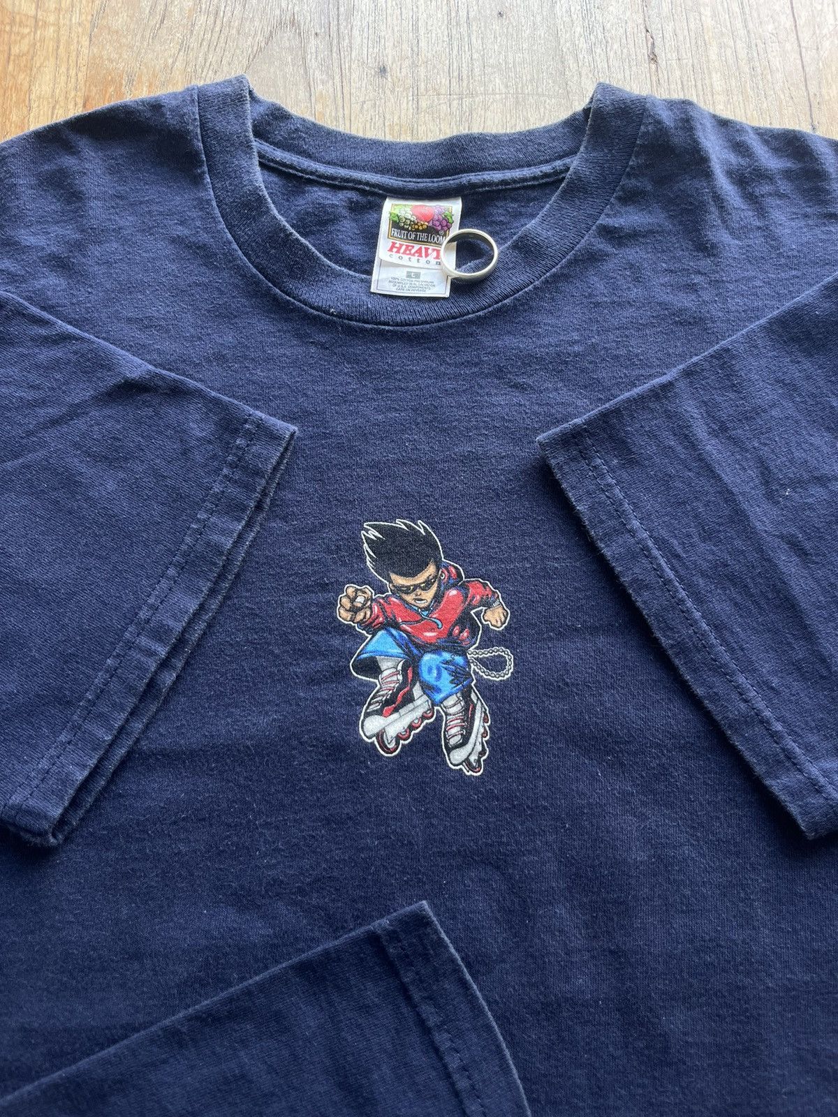 Vintage Vintage Livin Phat Roller blade Skateboard Brand 90’s Tshirt Size US L / EU 52-54 / 3 - 6 Thumbnail