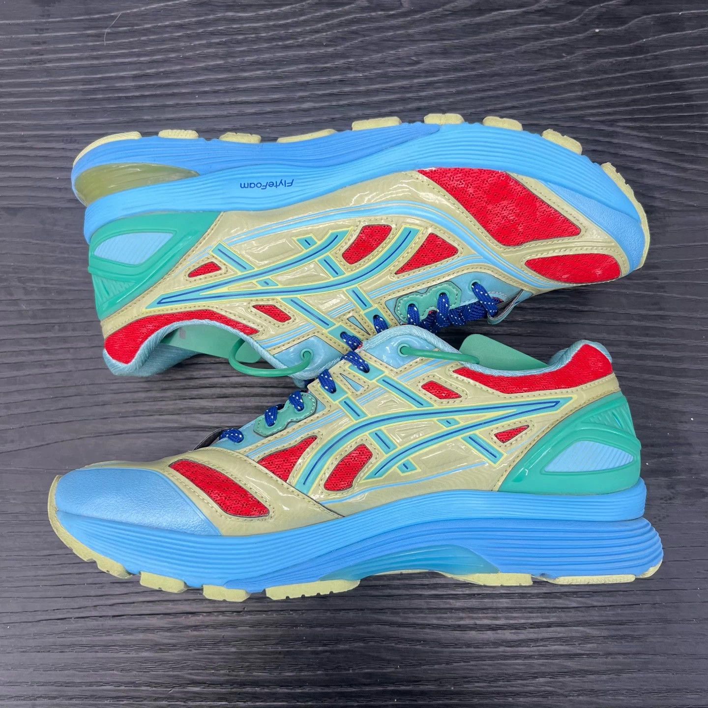Asics Kiko ASICS Gel-Kayano 14 Blue Red 40 Size US 7 / EU 40 - 3 Thumbnail