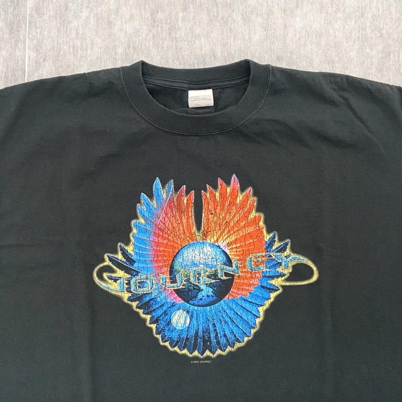 Anvil VINTAGE Journey Music Band T-Shirt Adult XL Black 2004 Y2K Mens Size US XL / EU 56 / 4 - 3 Thumbnail
