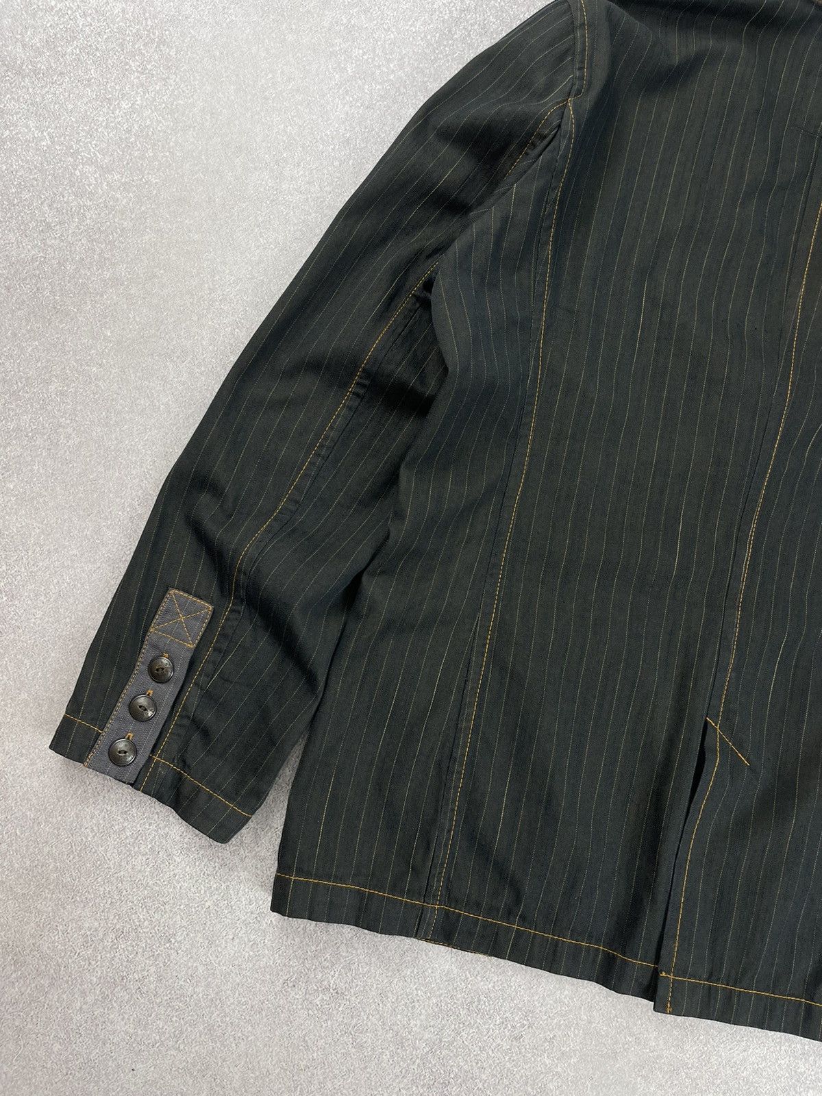 Hugo Boss × Vintage Vintage Hugo Boss Stripped Blazer Jacket Men’s Size 42R - 14 Thumbnail
