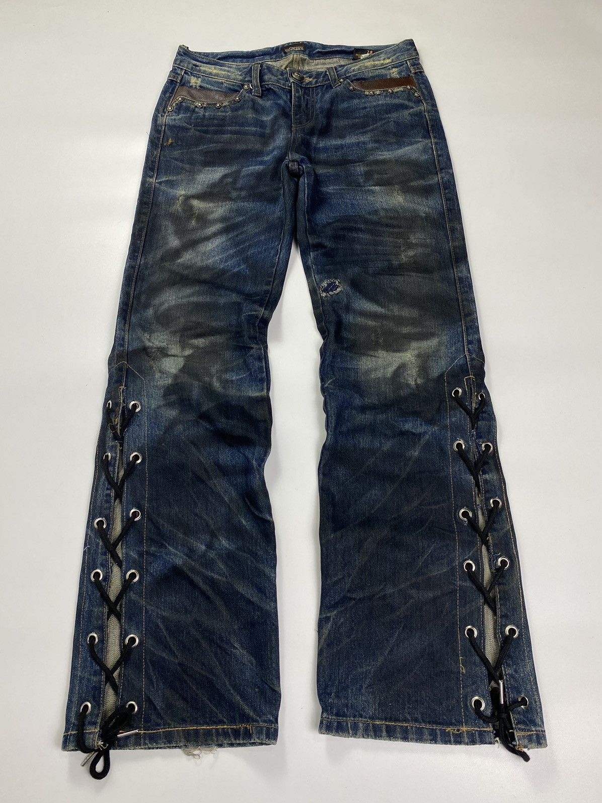 Lace up flare hot pepper smokewash ifsixwasnine lgb style