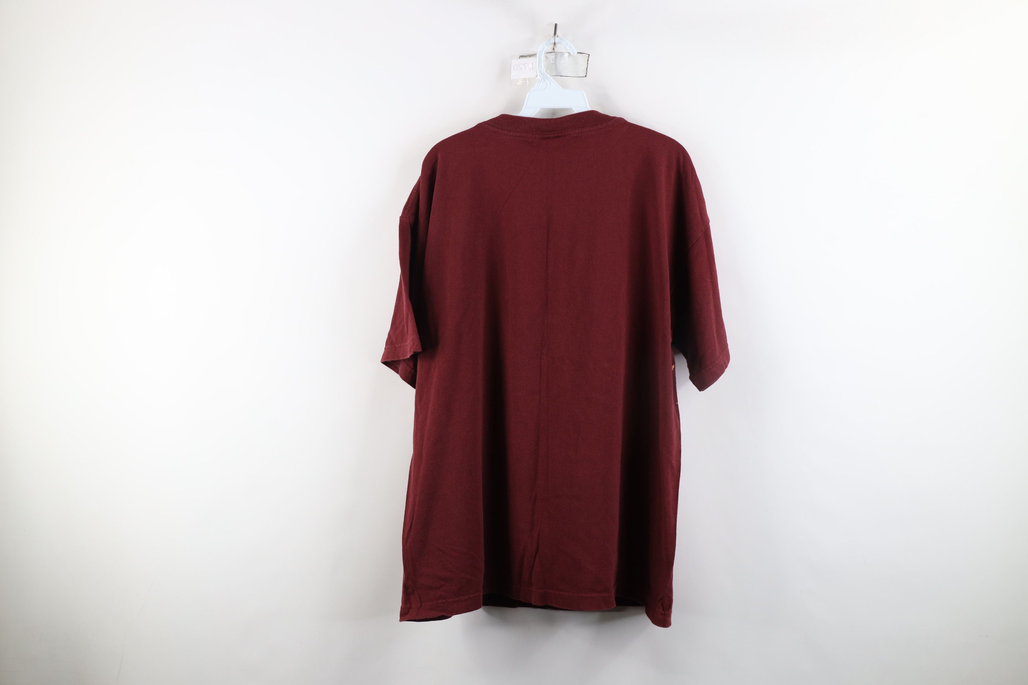 Aeropostale × Vintage Vintage 90s Aeropostale Spell Short Sleeve T-Shirt Red USA Size US XL / EU 56 / 4 - 11 Thumbnail