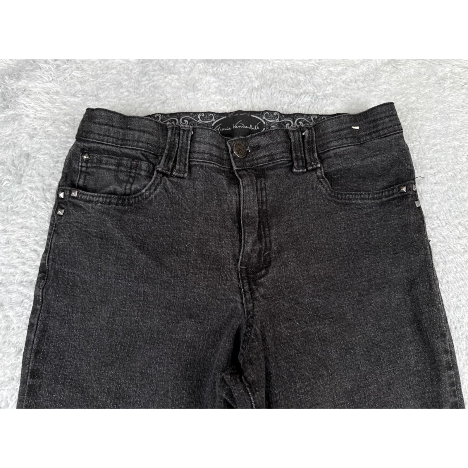 Gloria Vanderbilt Gloria Vanderbilt Jeans Womens Bootcut Denim 27x30 Black Comfort Waistband Regular 6 Inseam 30 Womens Size 28" / US 6 / IT 42 - 4 Thumbnail