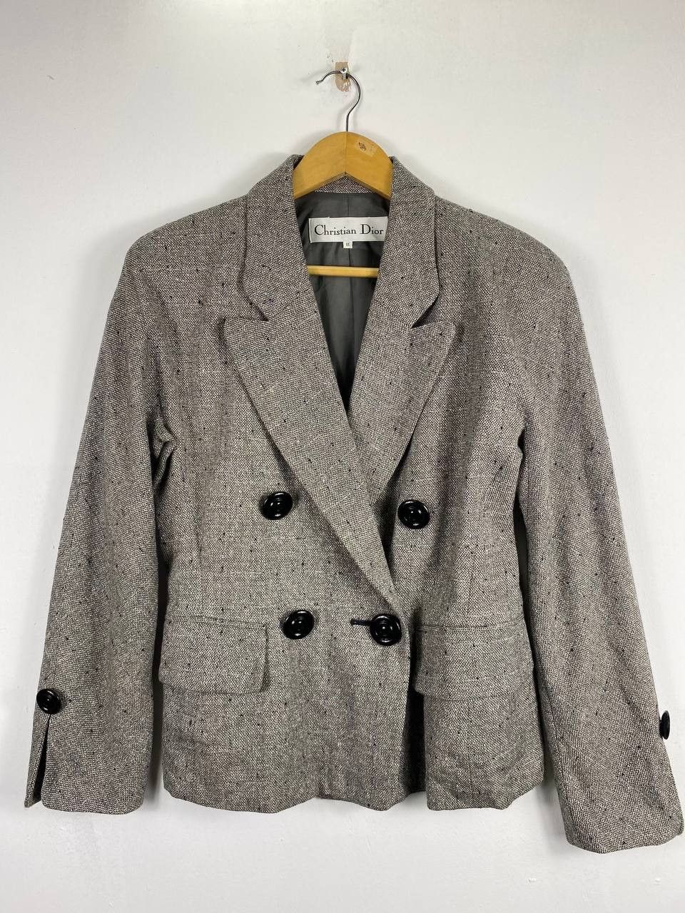 Christian Dior Monsieur × Designer christian dior wool jacket nice design Size M / US 6-8 / IT 42-44 - 1 Thumbnail