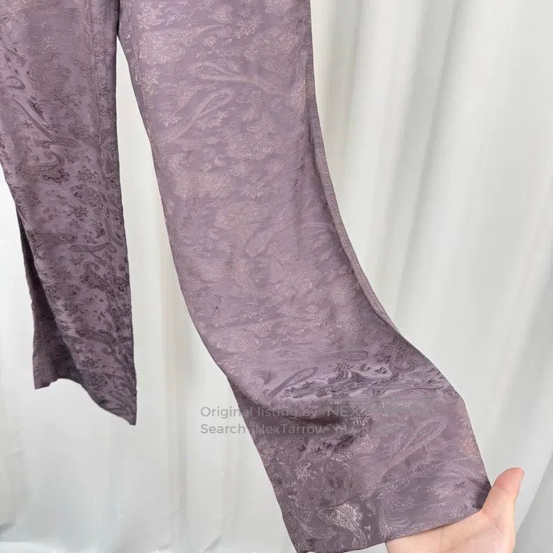 Acne Studios Acne Studios Satin pattern full-print casual long pants Size 24" / US 00 / IT 34 - 4 Thumbnail
