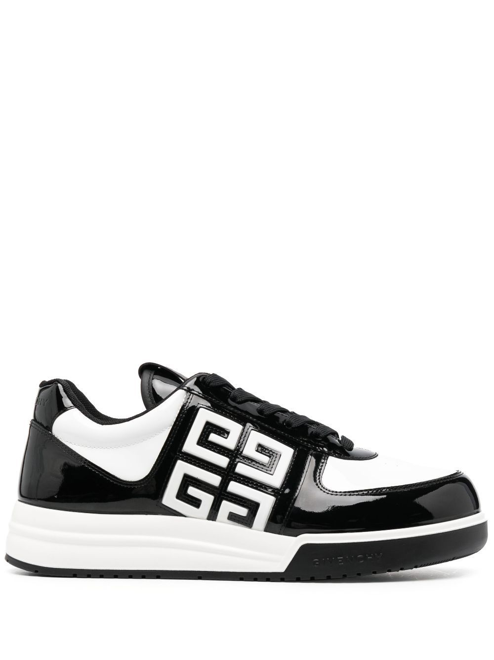 Givenchy o1srvl11e1224 4G Logo Embossed Sneakers in Black/White Size US 9 / EU 42 - 1 Thumbnail