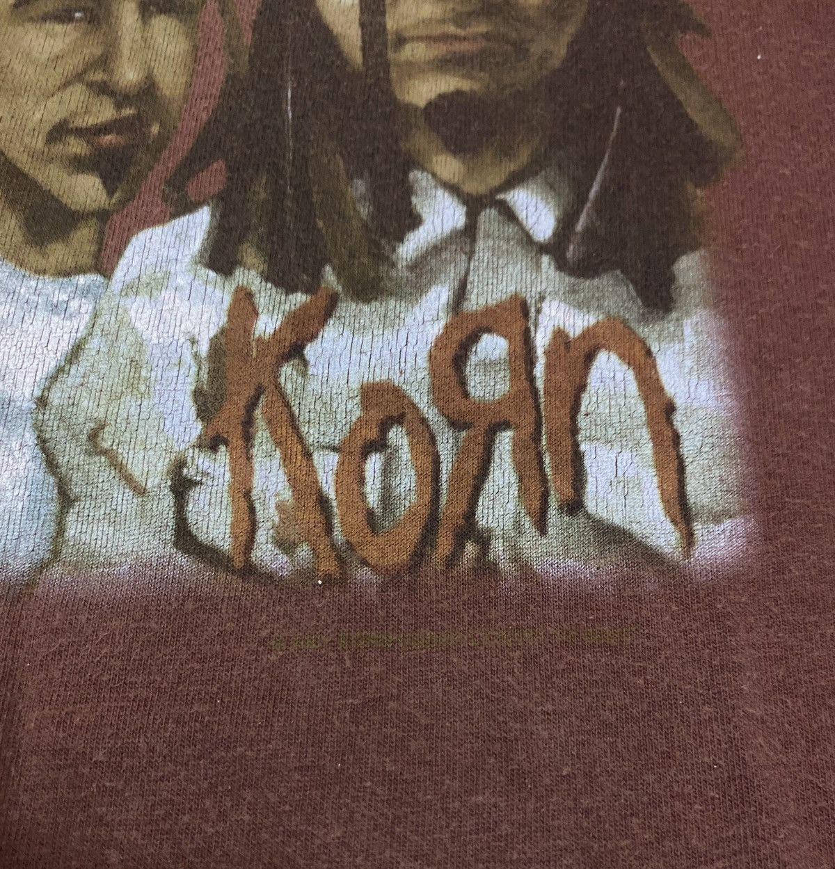 Band Tees × Vintage Rare Design Vintage Metal Band Korn T-shirt 1990s Size US XL / EU 56 / 4 - 6 Thumbnail