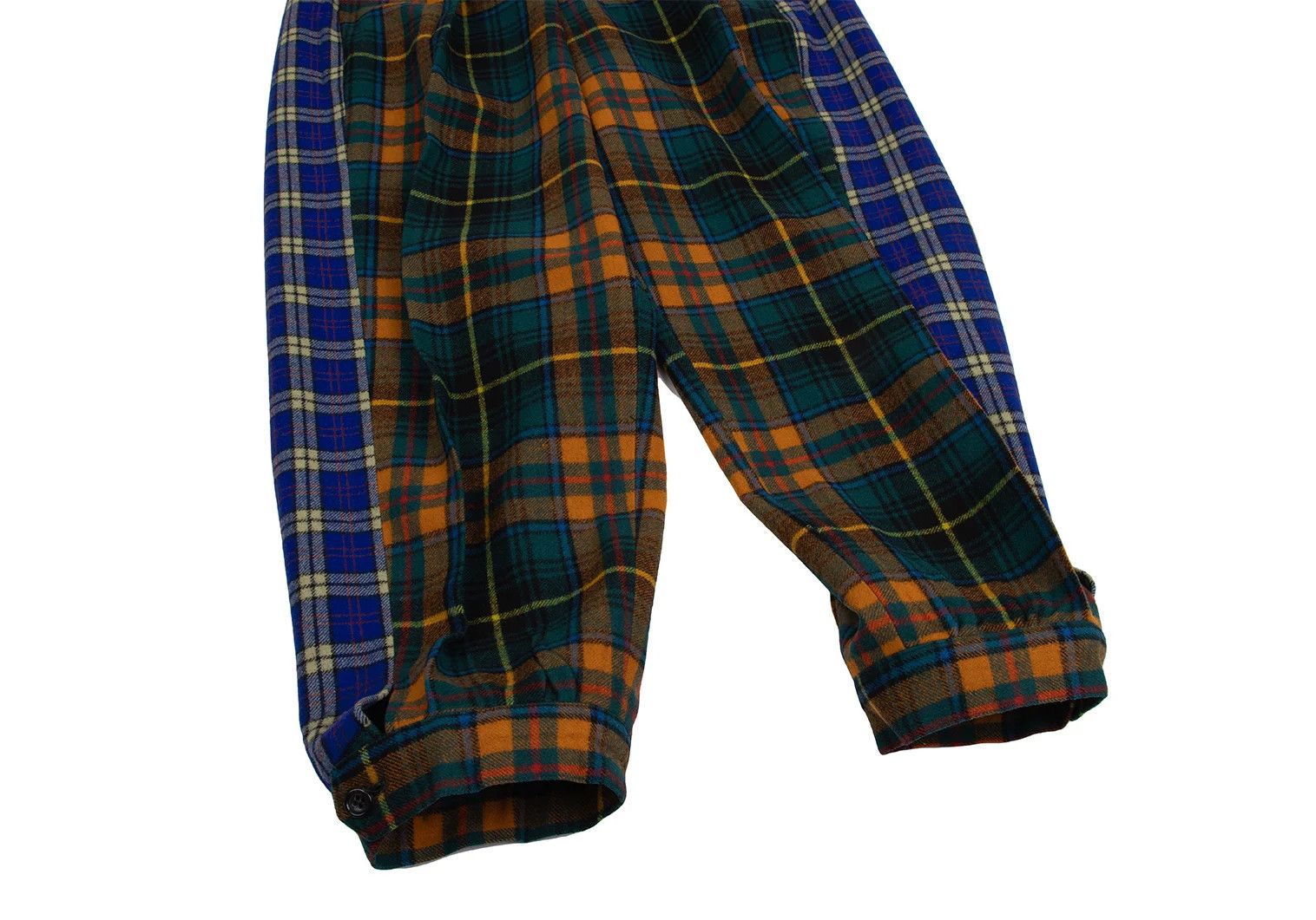 Comme des Garcons Homme Plus Wool Check Tuck Pants in Multicolor, Size S Size US 38 / EU 54 - 7 Thumbnail