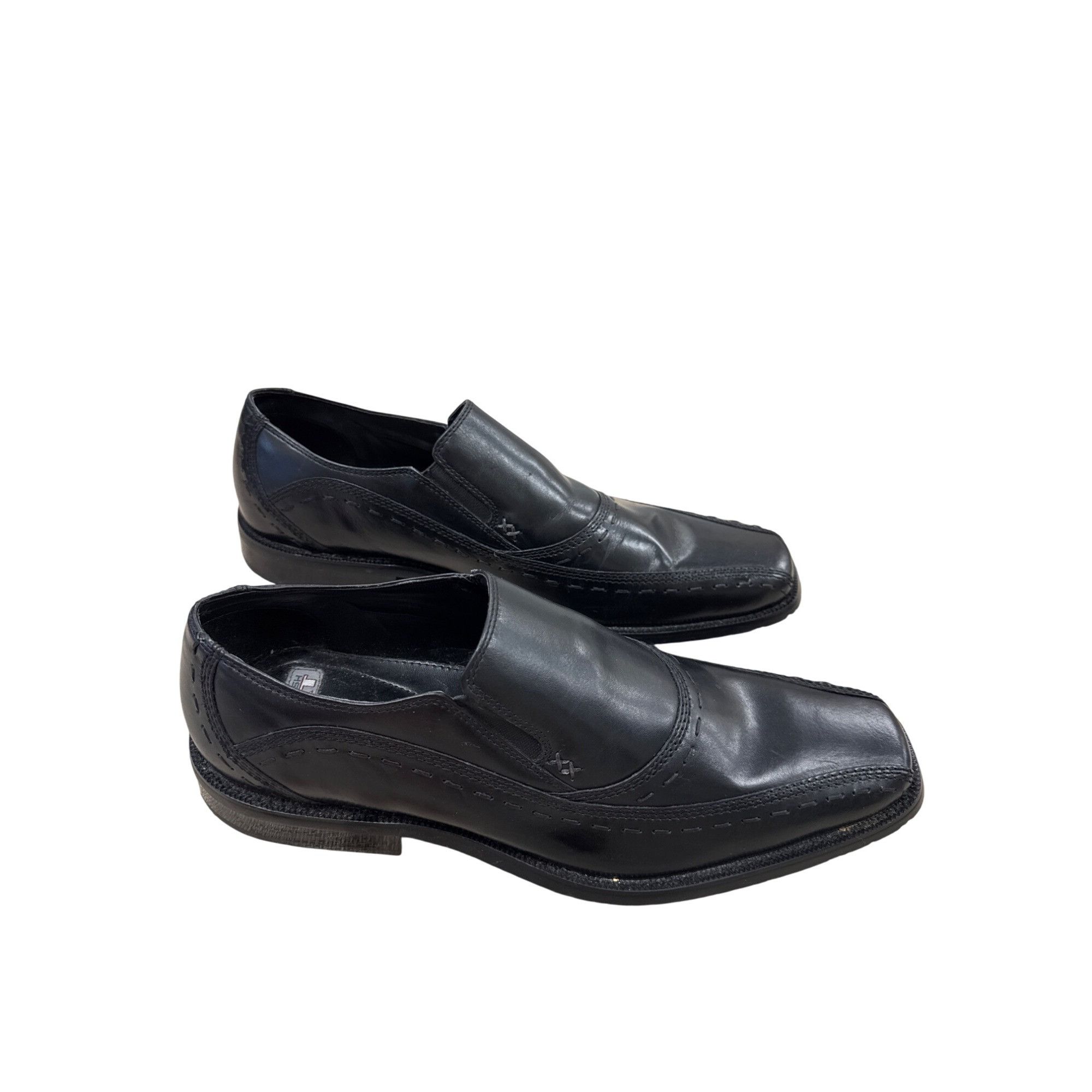 Nunn Bush Nunn Bush Mens Black Leather Loafers Size 10M SKU 7340 Size US 10 / EU 43 - 4 Thumbnail
