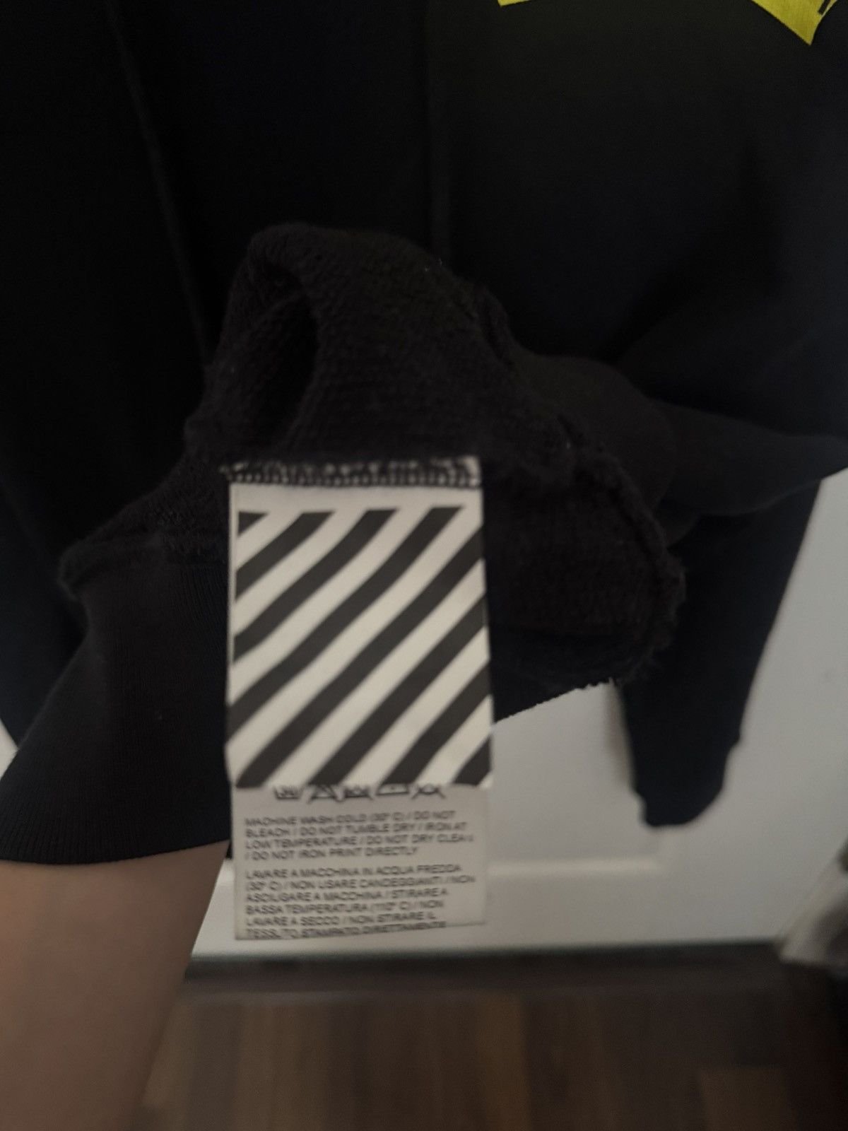 Off-White Caution Tape Off White Hoodie Size US XS / EU 42 / 0 - 4 Thumbnail