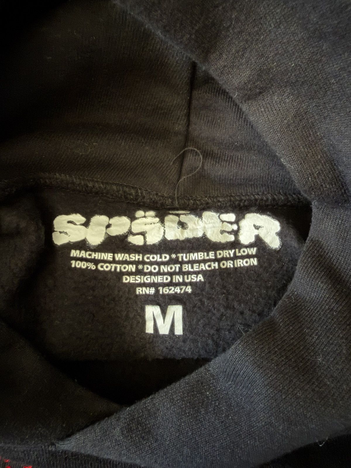 Sp5der Sp5der Rhinestone hoodie Size US M / EU 48-50 / 2 - 2 Thumbnail