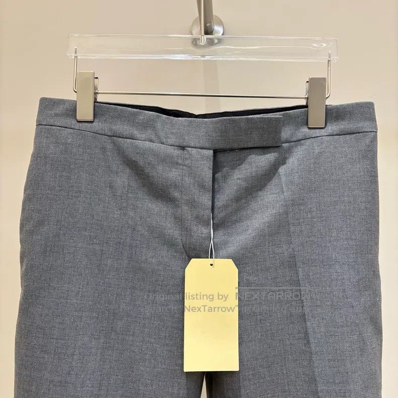 Thom Browne Thom Browne Classic Trousers - Medium Gray Size 27" / US 4 / IT 40 - 3 Thumbnail