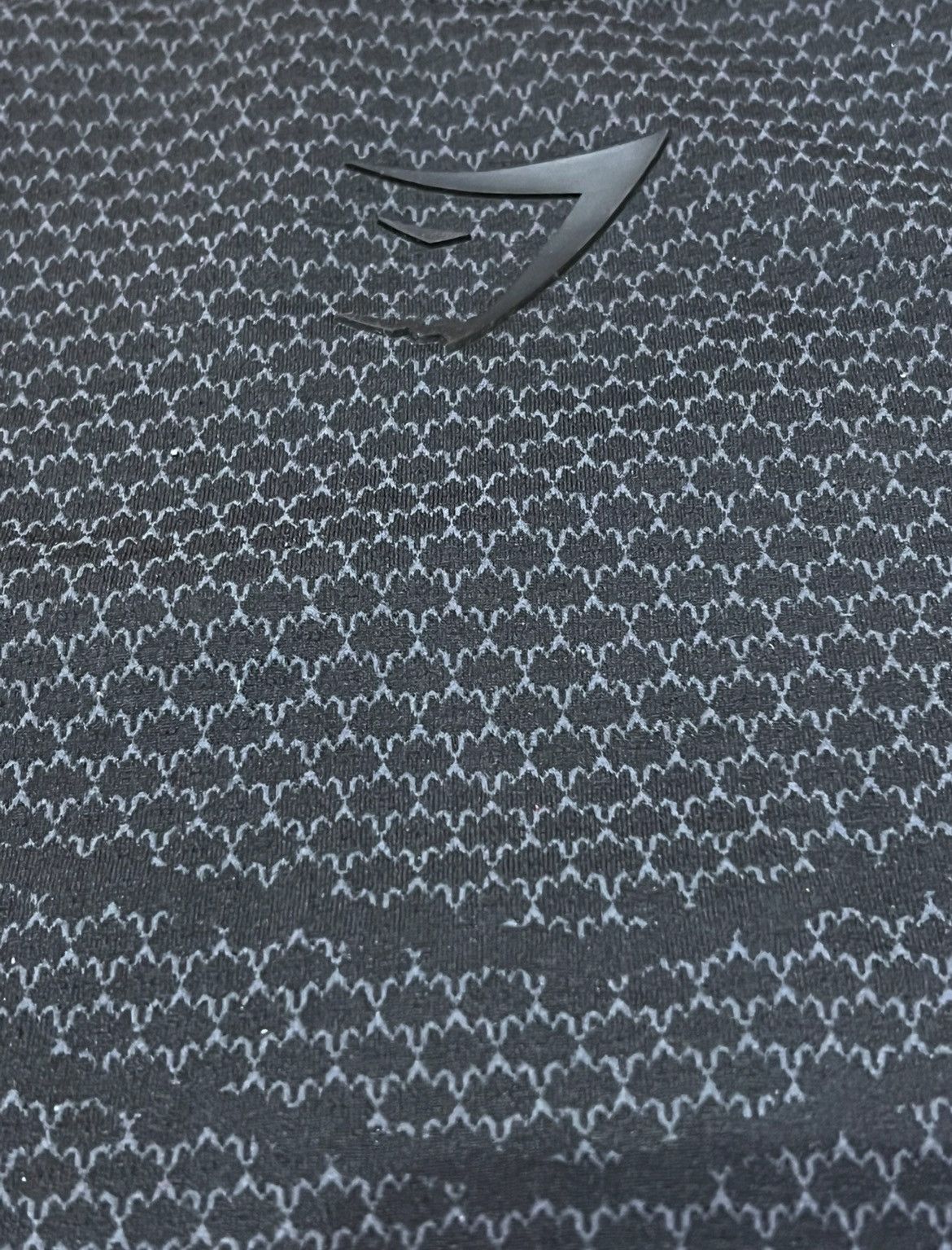 T-shirt Gymshark Onyx V1 Bleu - Taille M, Fit Athlétique, David Laid, Occasion Très Bon état
