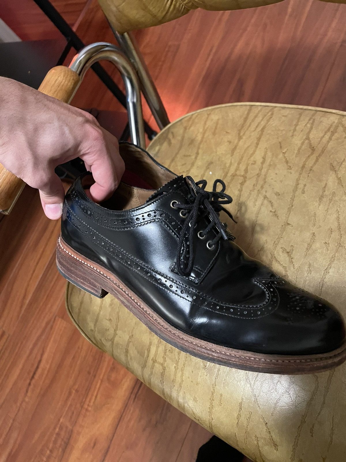 Grenson Patent brogues 9us ! Size US 9 / EU 42 - 5 Thumbnail