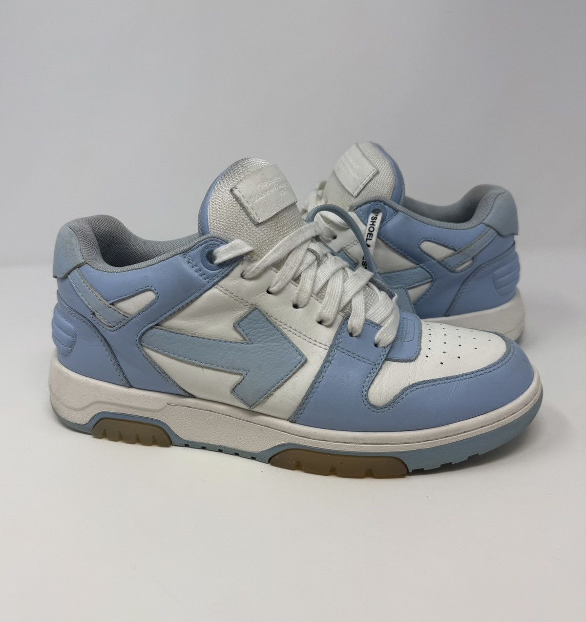Off-White Off-White Out of Office Sneaker Light Blue Size US 9 / EU 42 - 1 Thumbnail