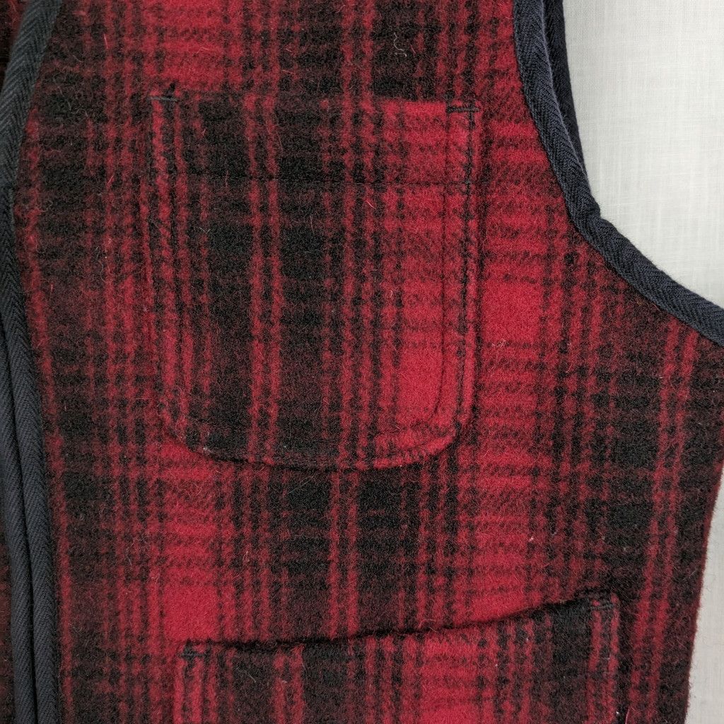 Woolrich Woolen Mills Vintage Ladies' Woolrich Plaid Wool Outerwear Vest Small Size S / US 4 / IT 40 - 7 Thumbnail