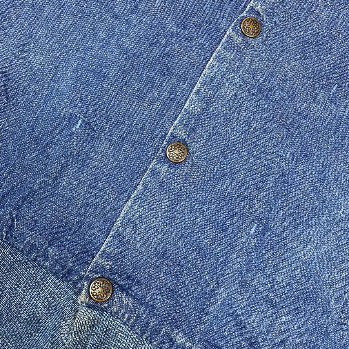 Designer × Japanese Brand × Toga Pulla Toga Pulla Archives Denim Cardigan Size US S / EU 44-46 / 1 - 10 Thumbnail