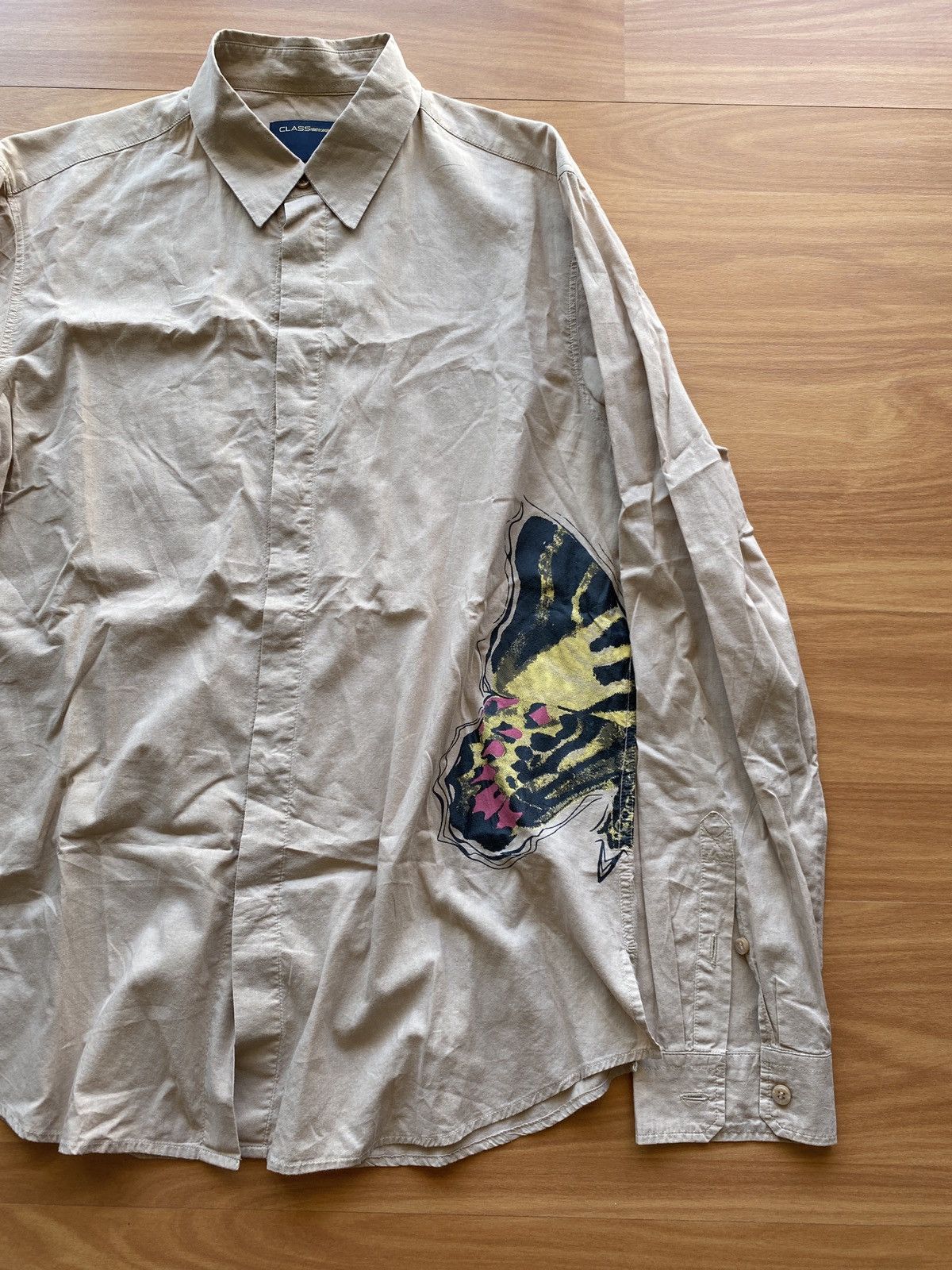 Roberto Cavalli Cavalli Butterfly Button Up Shirt Size US L / EU 52-54 / 3 - 3 Thumbnail