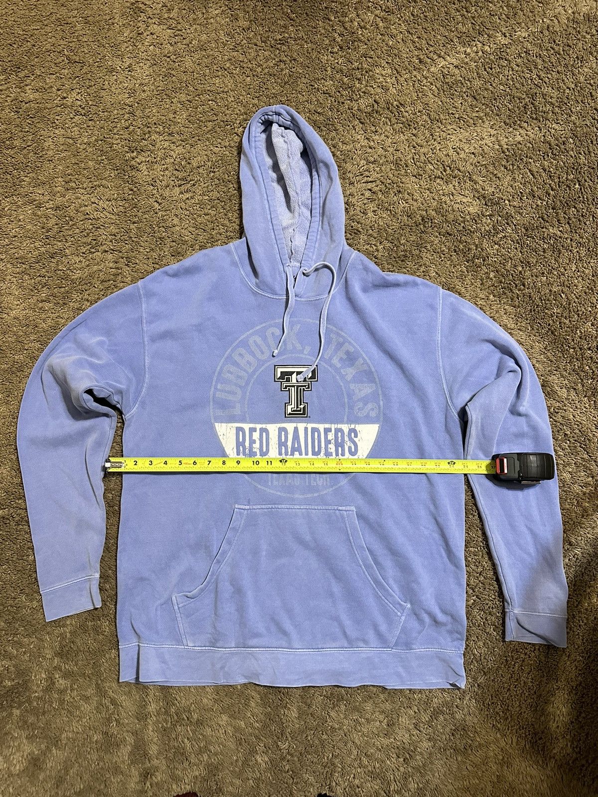 NCAA × Vintage Vintage NCAA Blue 84 Texas Tech hoodie 00s size XL Size US XL / EU 56 / 4 - 4 Thumbnail