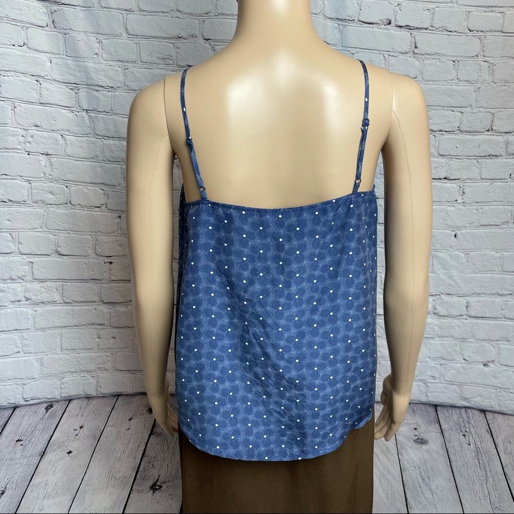 Anthropologie Anthropologie Lilka Silk Blue Floral Camisole Size XS Size XS / US 0-2 / IT 36-38 - 5 Thumbnail