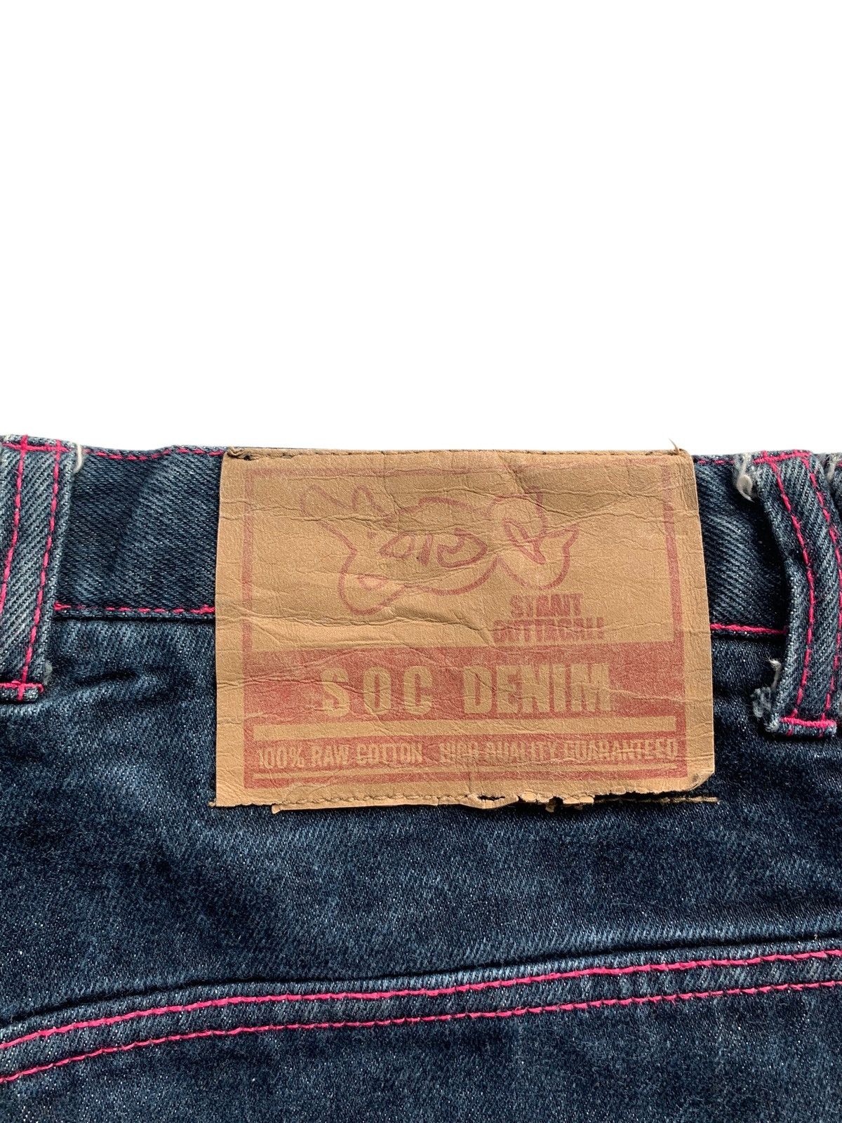 Other SOC DENIM DAICOCK BAGGY INSPIRED EVISU RAW STREETWEAR JEANS Size US 34 / EU 50 - 9 Thumbnail