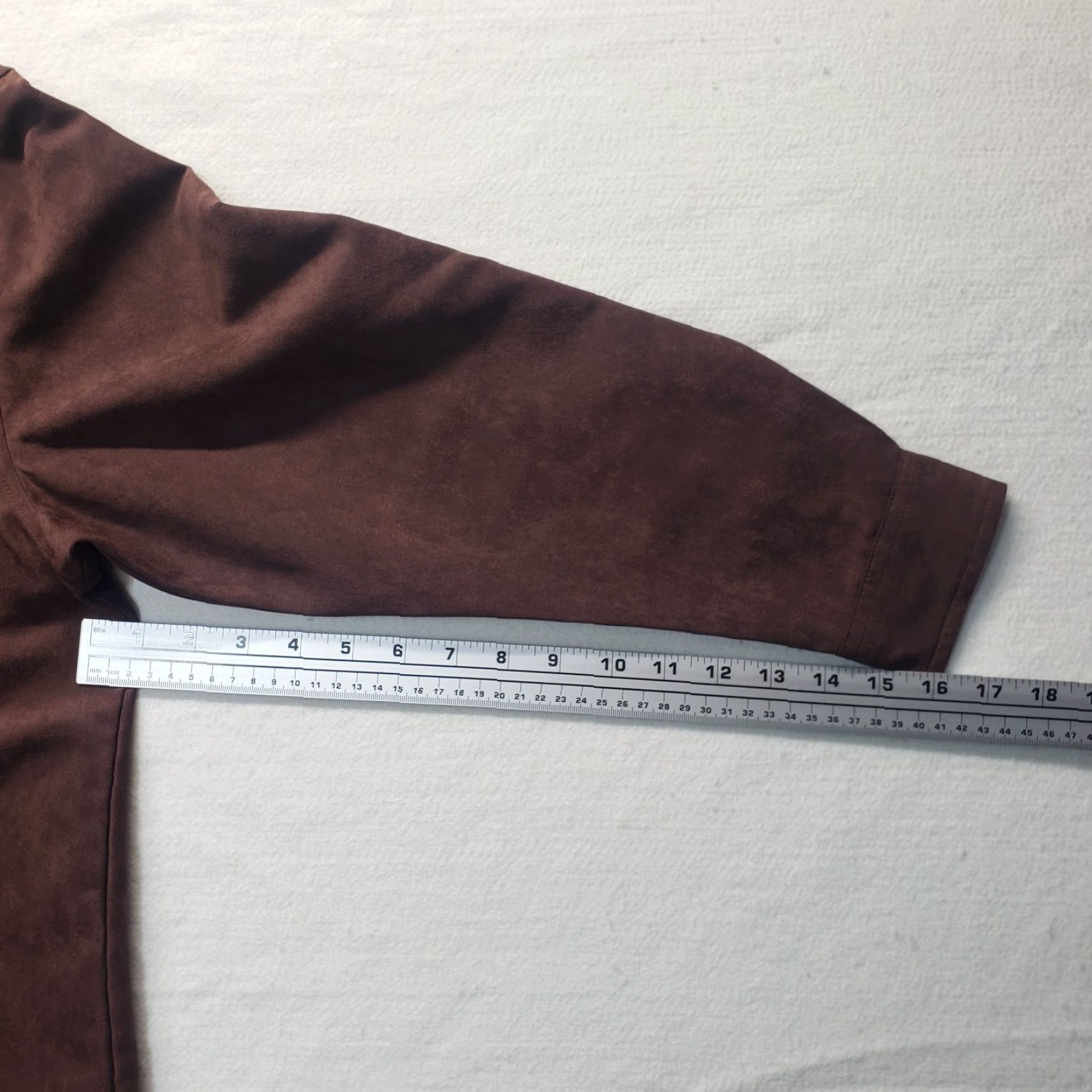 Vintage NEW Carolina Colours Solid Brown Long Sleeve Collar Zip Up Jacket Size 16W NEW Size XXL / US 16-18 / IT 52-54 - 7 Thumbnail