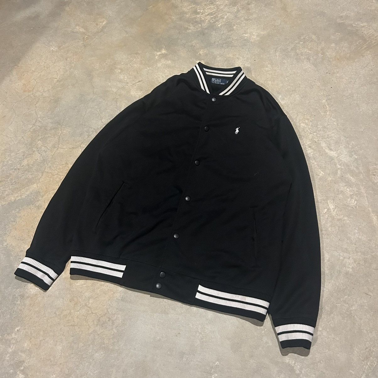 Polo Ralph Lauren × Vintage Vintage 2000s Polo Ralph Lauren Pony Varsity Bomber Jacket Size US XXL / EU 58 / 5 - 2 Thumbnail