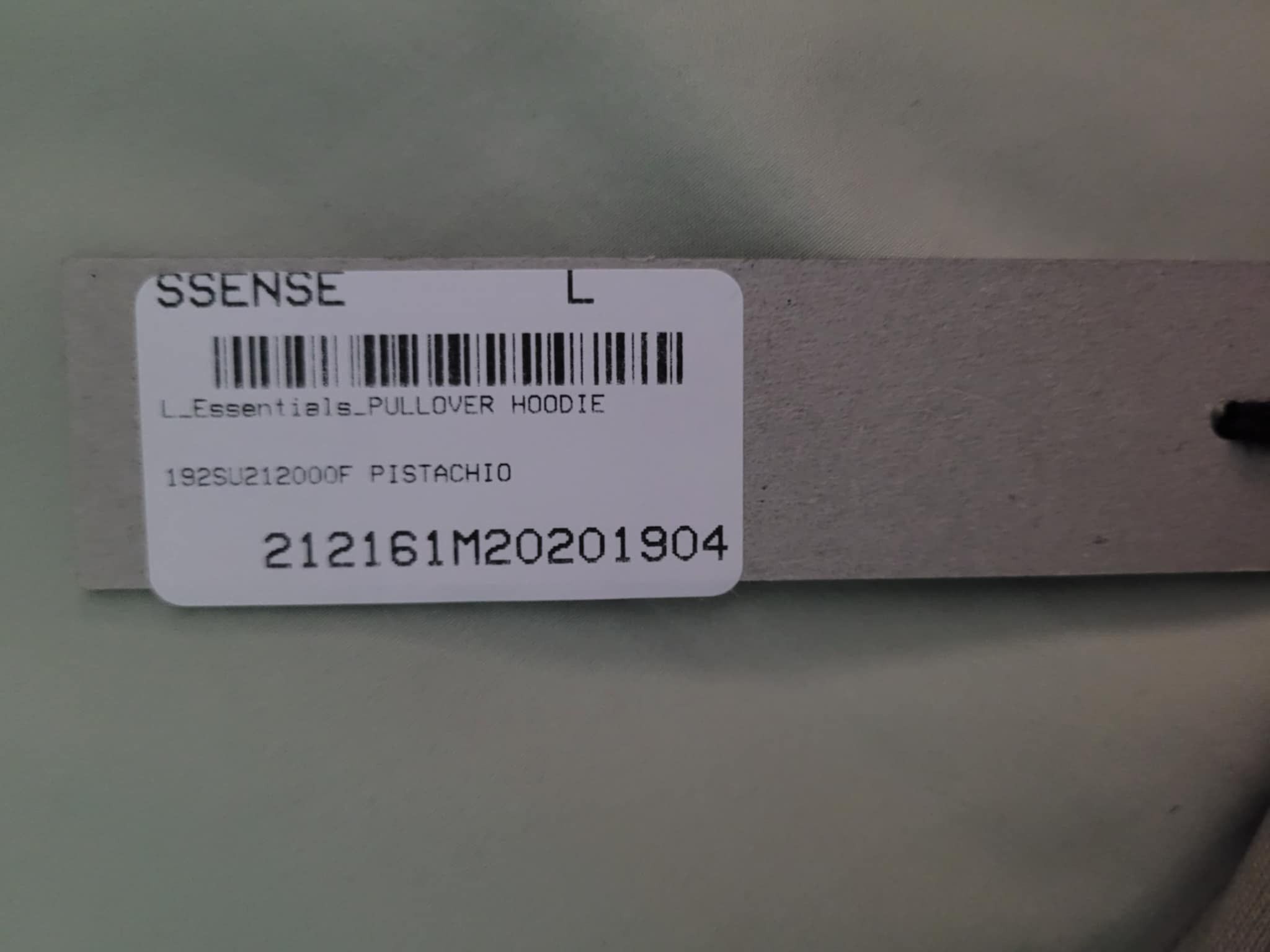 Fear of God size L Fear of God Essentials Pistachio Pullover Hoodie Size US L / EU 52-54 / 3 - 7 Thumbnail