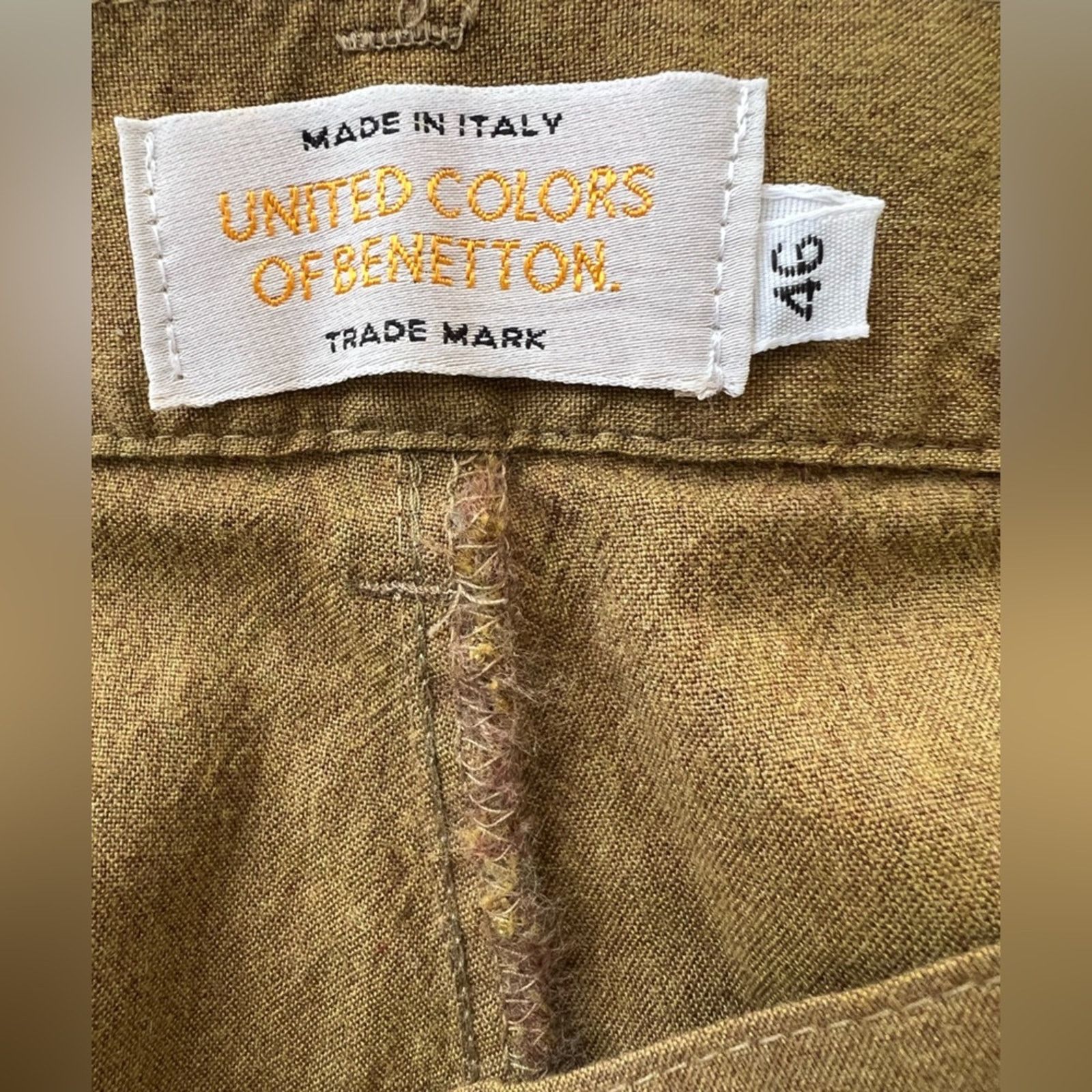 United Colors Of Benetton United Colors of Benetton High Rise Wool Rayon Shorts Italy Size 36" / US 14 / IT 50 - 3 Thumbnail