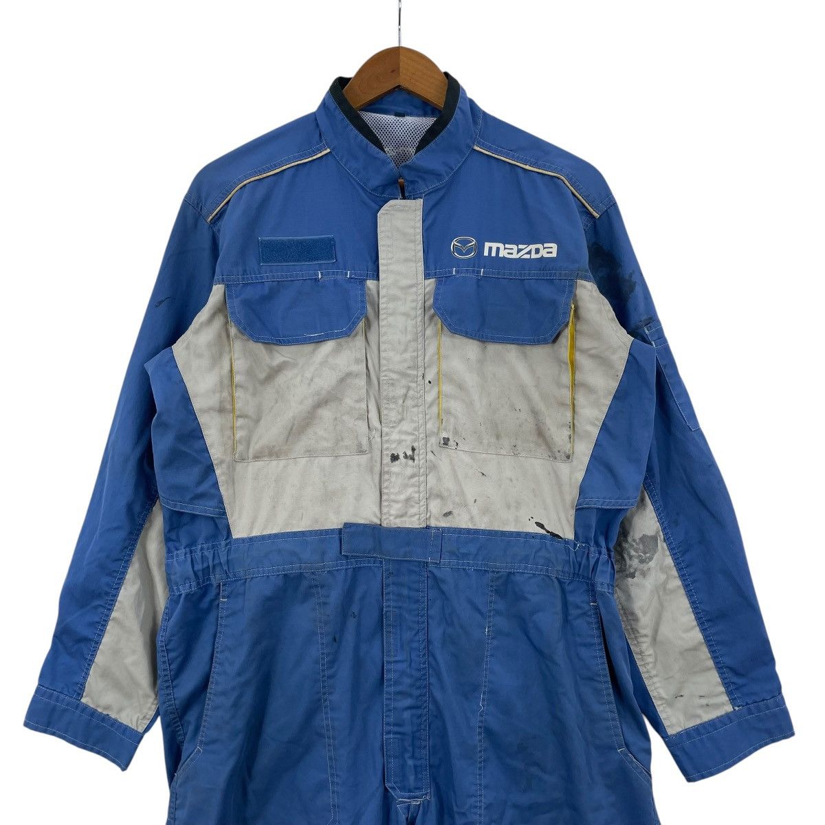 Vintage Vintage 90s Mazda Overalls Coveralls Suit Jacket Racing Team Size US 42 / EU 58 - 6 Thumbnail