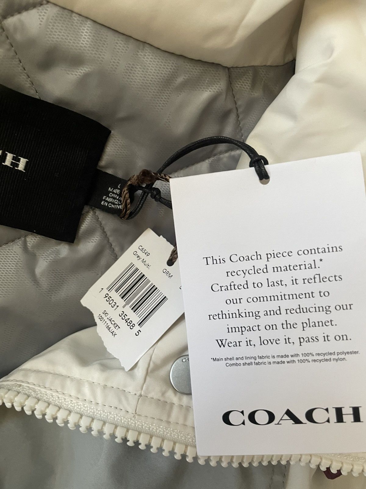 Coach NWT Oversized Coach Jacket Size L / US 10 / IT 46 - 4 Thumbnail